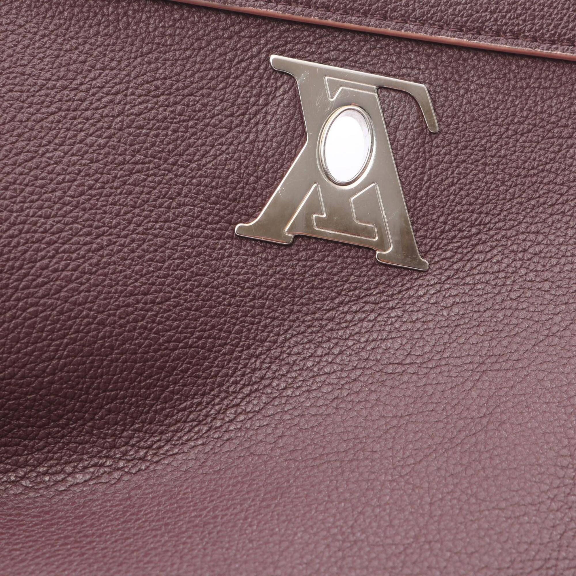 Louis Vuitton Bordeaux Leather Handbag (Pre-Owned)