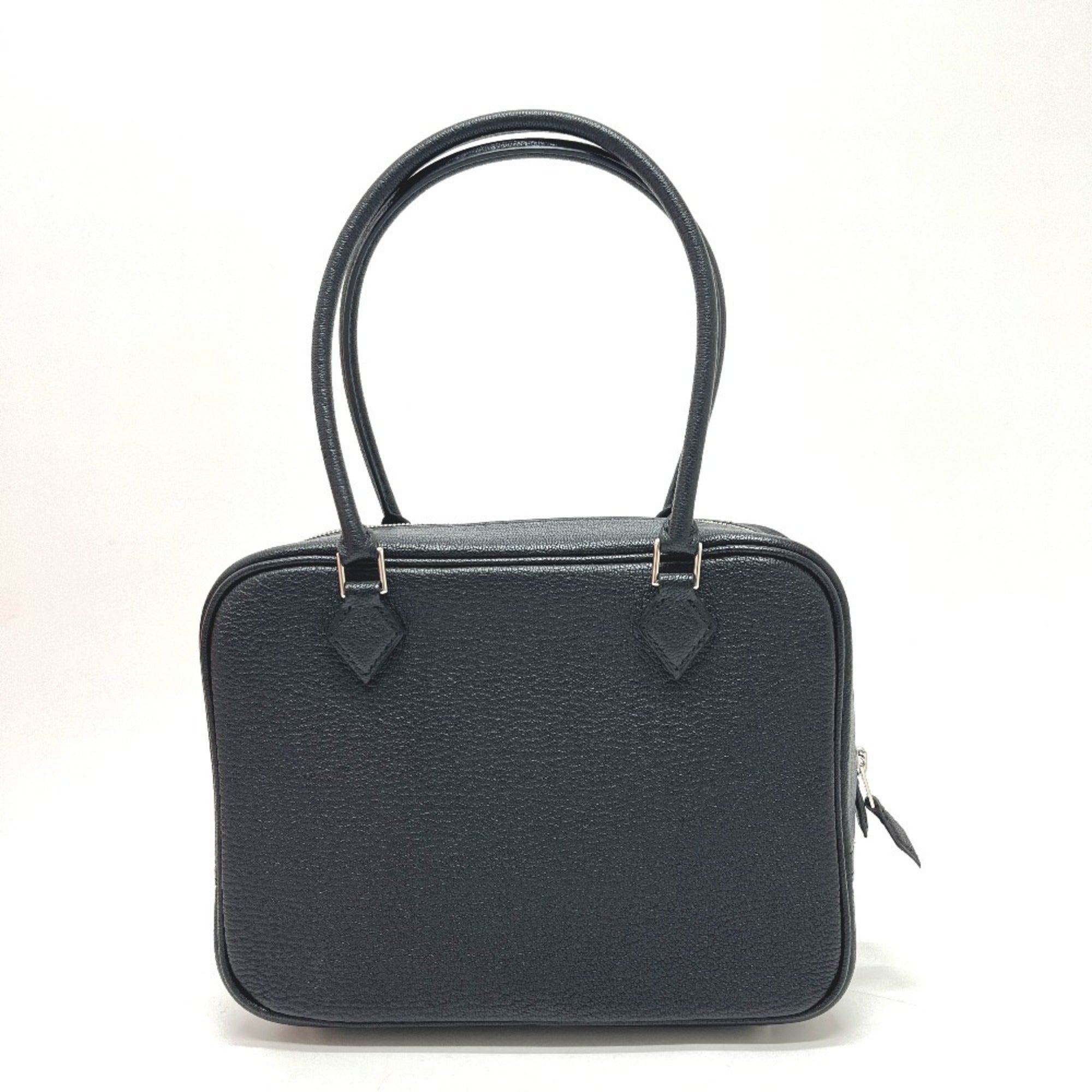 Hermes Black Chevre Myzore Leather Handbag (Pre-Owned)