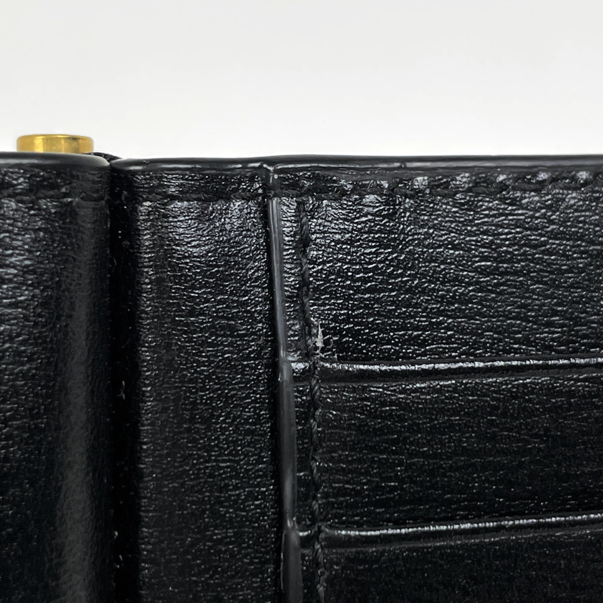 Saint Laurent Black Leather Money Clip (Pre-Owned)