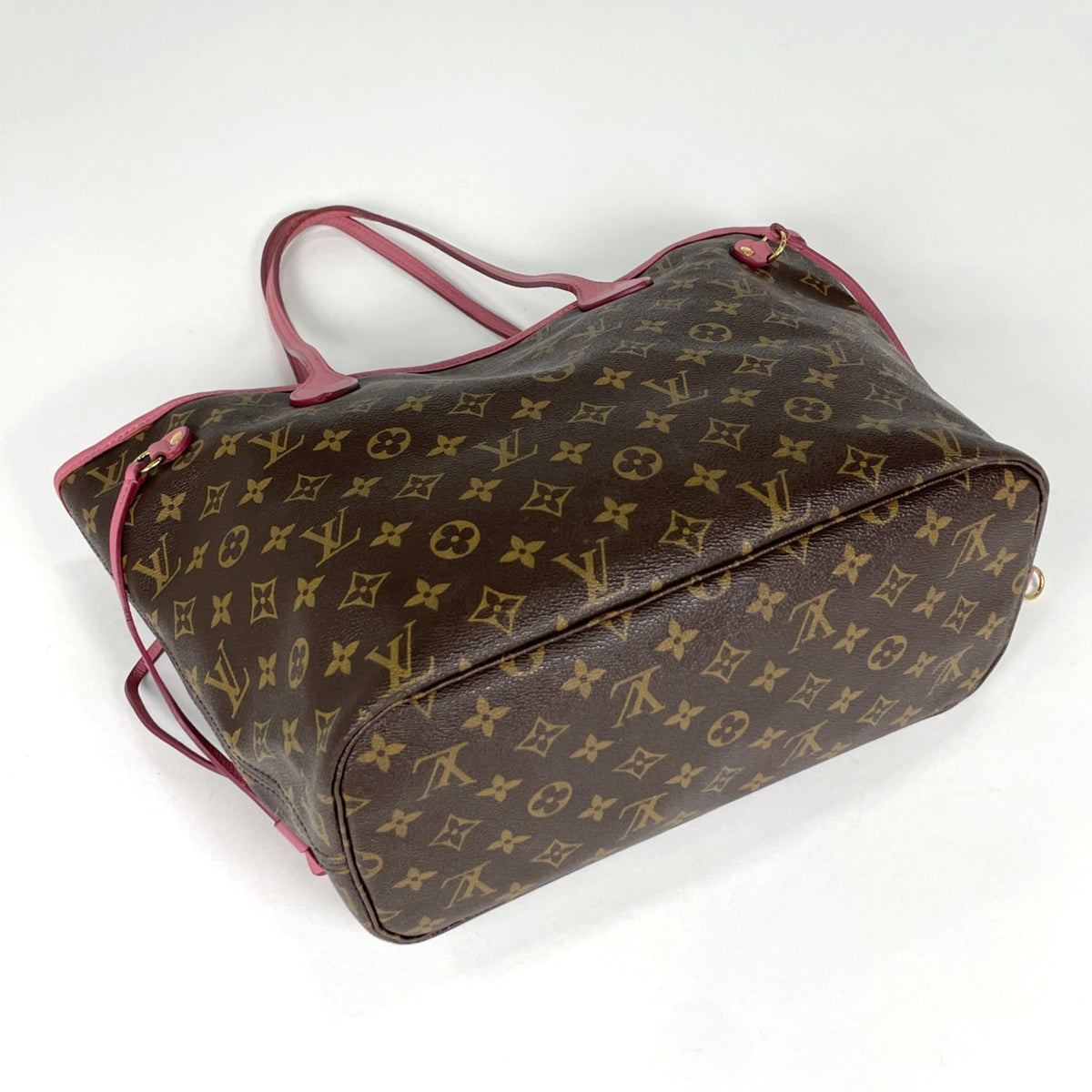 Louis Vuitton Brown Rose Velours Monogram Tote Bag (Pre-Owned)