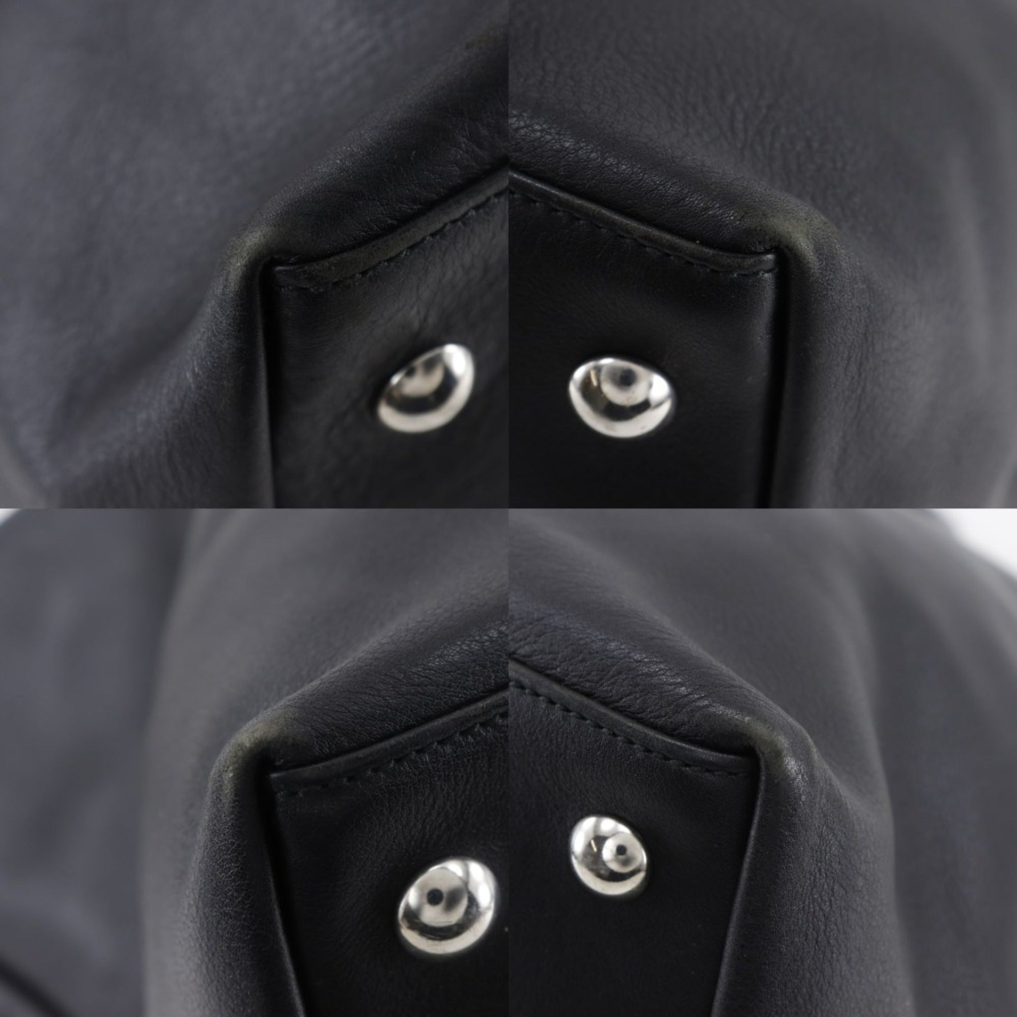 Gucci Black Leather Boston Bag (Pre-Owned)