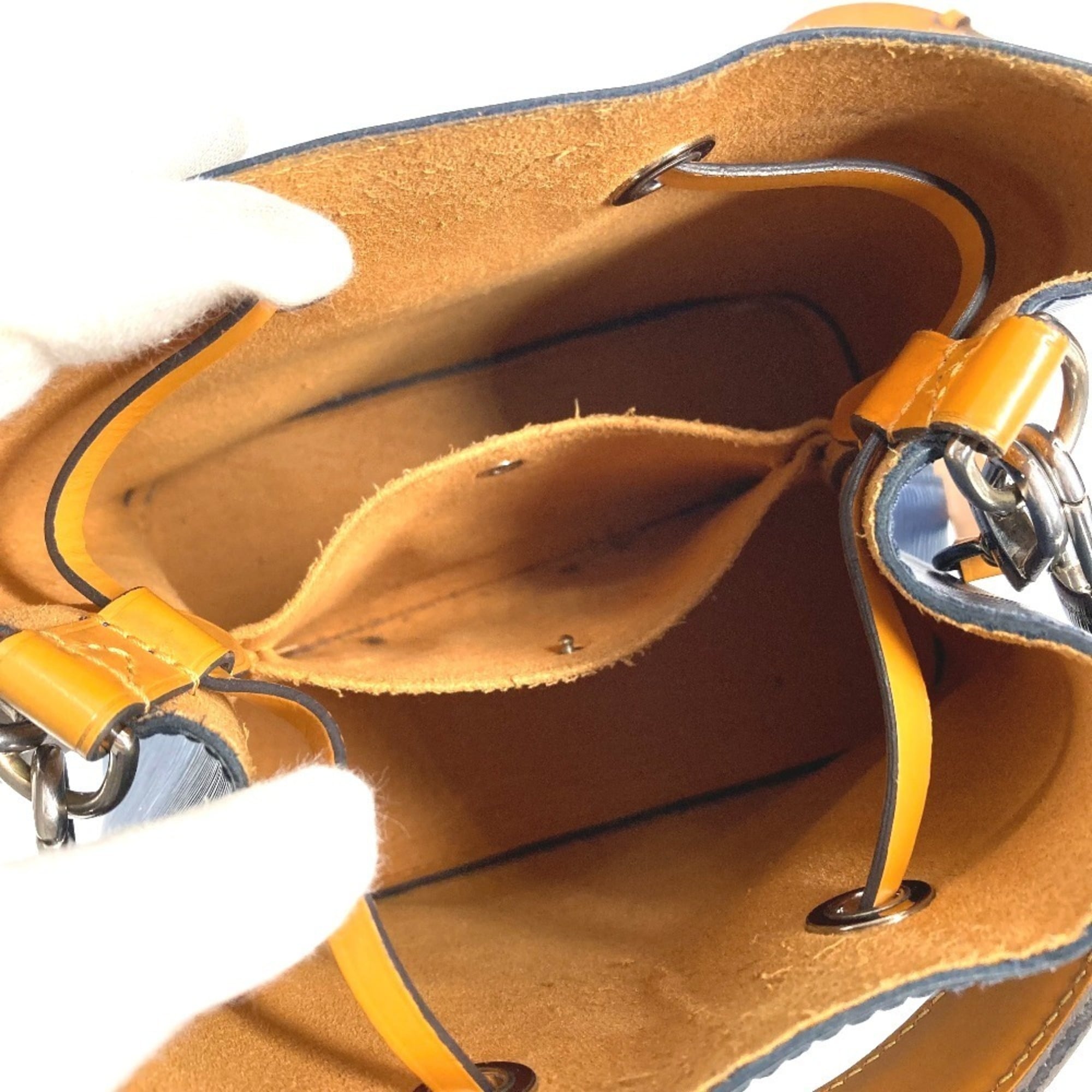 Louis Vuitton Bicolor Galle Indigo Navy Saffron Yellow Epi Leather Handbag Shoulder Bag (Pre-Owned)
