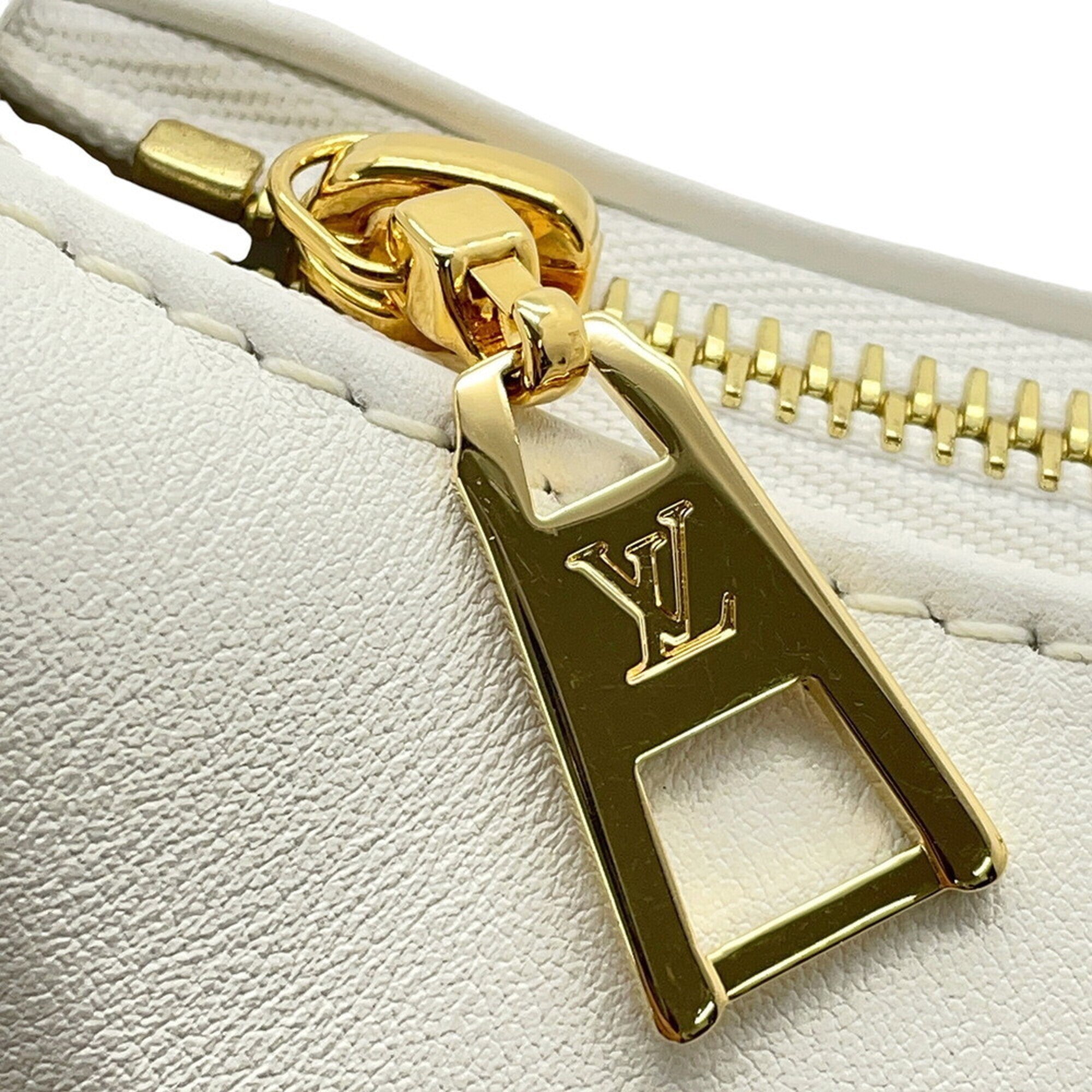Louis Vuitton White Monogram Shoulder Bag (Pre-Owned)