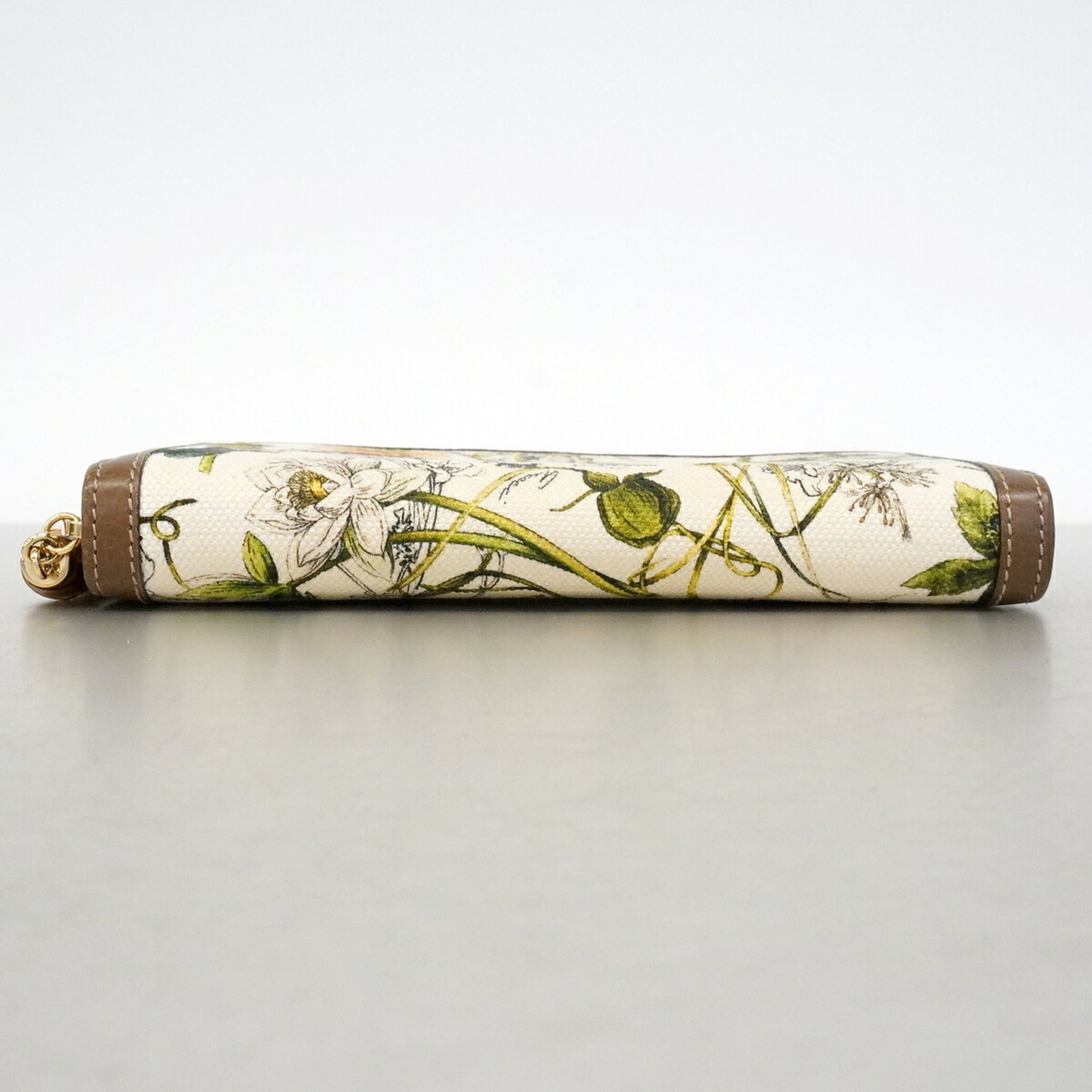 Gucci Brown Canvas Long Wallet (Bi-Fold) (Pre-Owned)