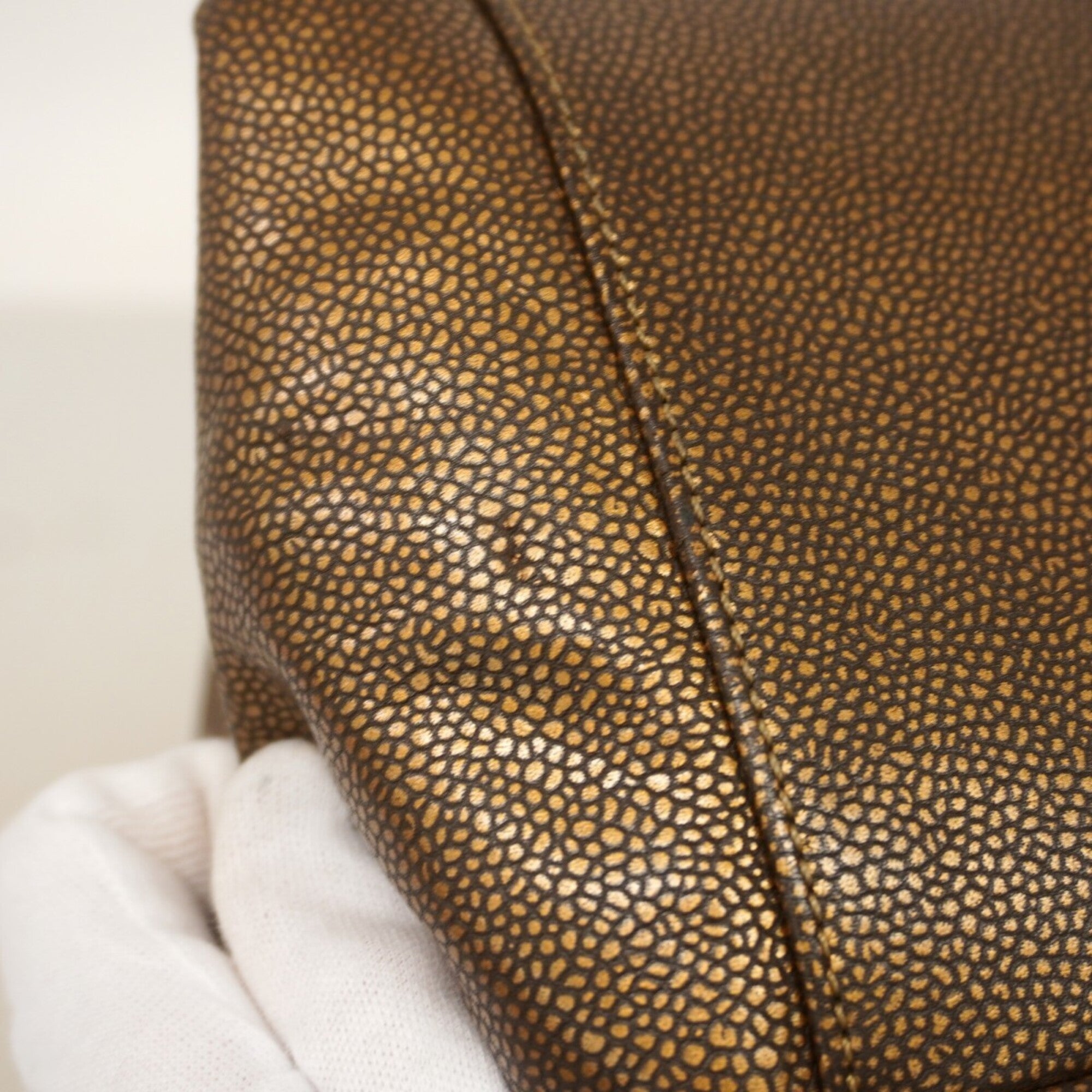 Chanel Brown Grained Calfskin Tote Bag (Pre-Owned)
