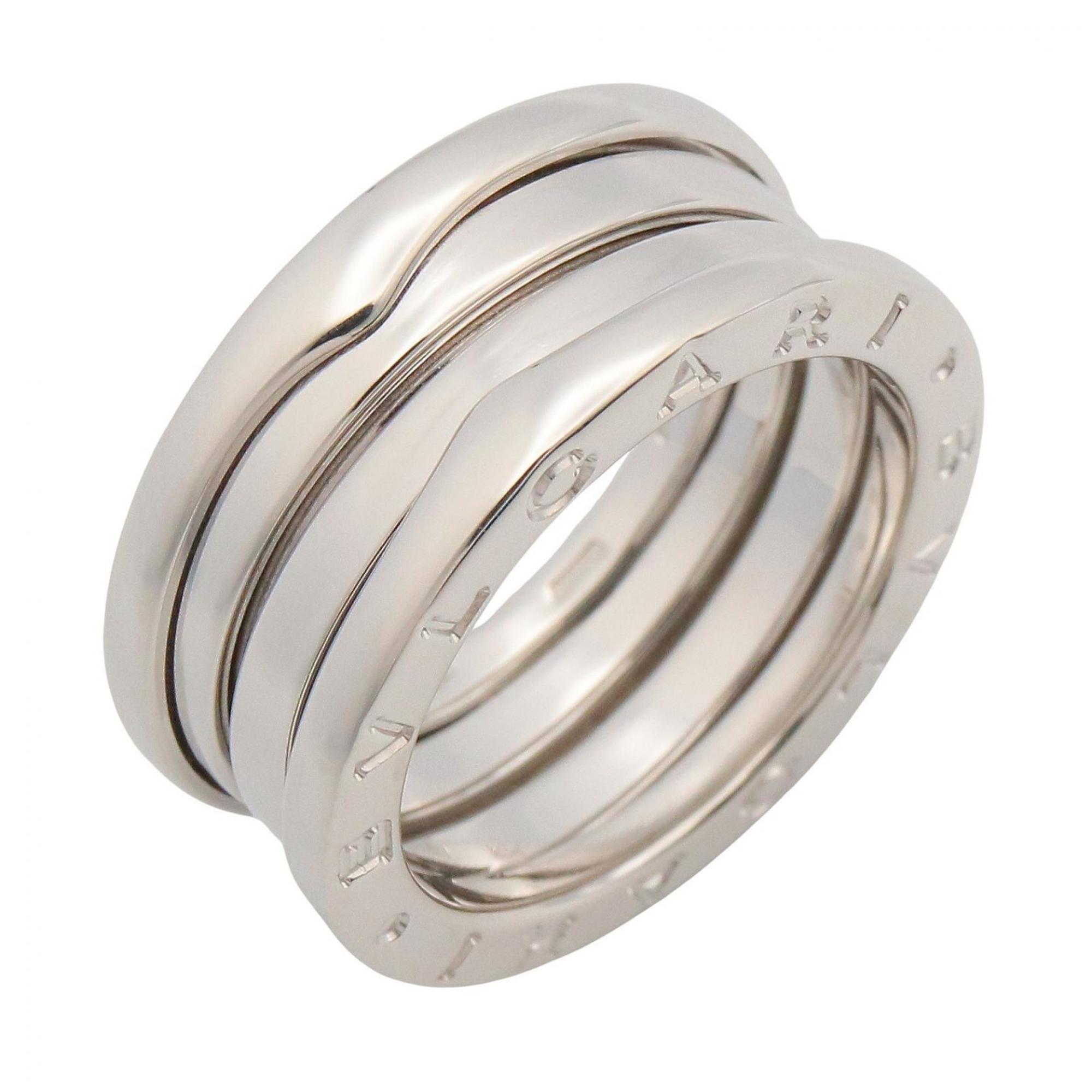 Bvlgari Silver White Gold (18K) Band Ring (Pre-Owned)
