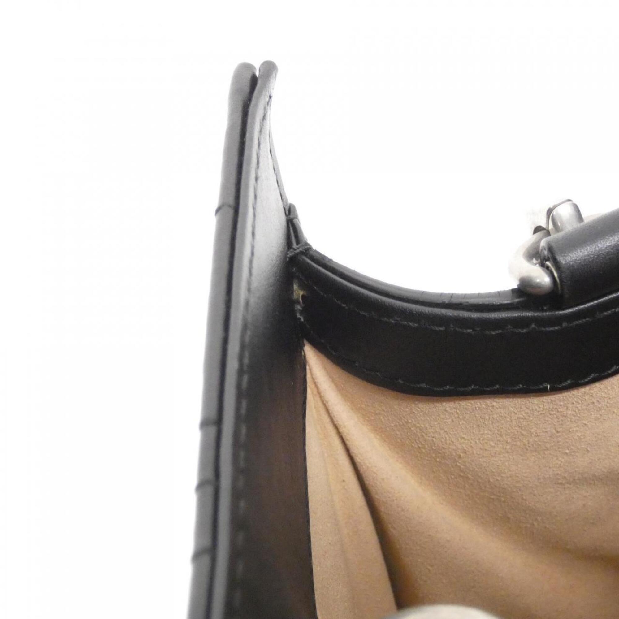 Gucci Black Quilting Leather Handbag (Pre-Owned)