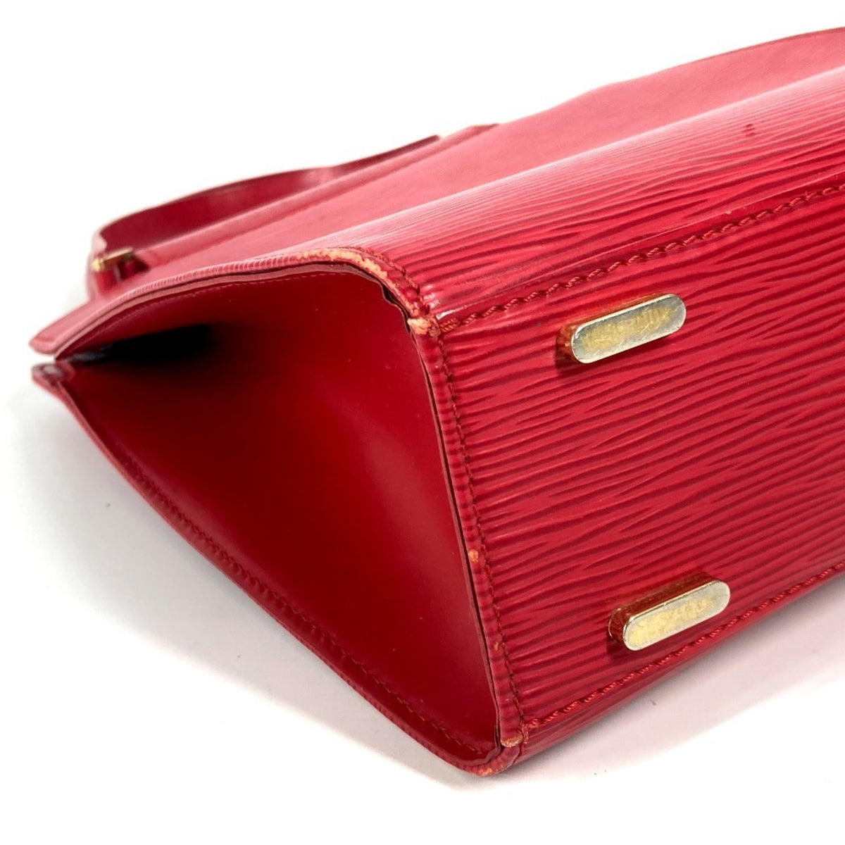 Louis Vuitton Red Color Epi Leather Handbag Tote Bag (Pre-Owned)