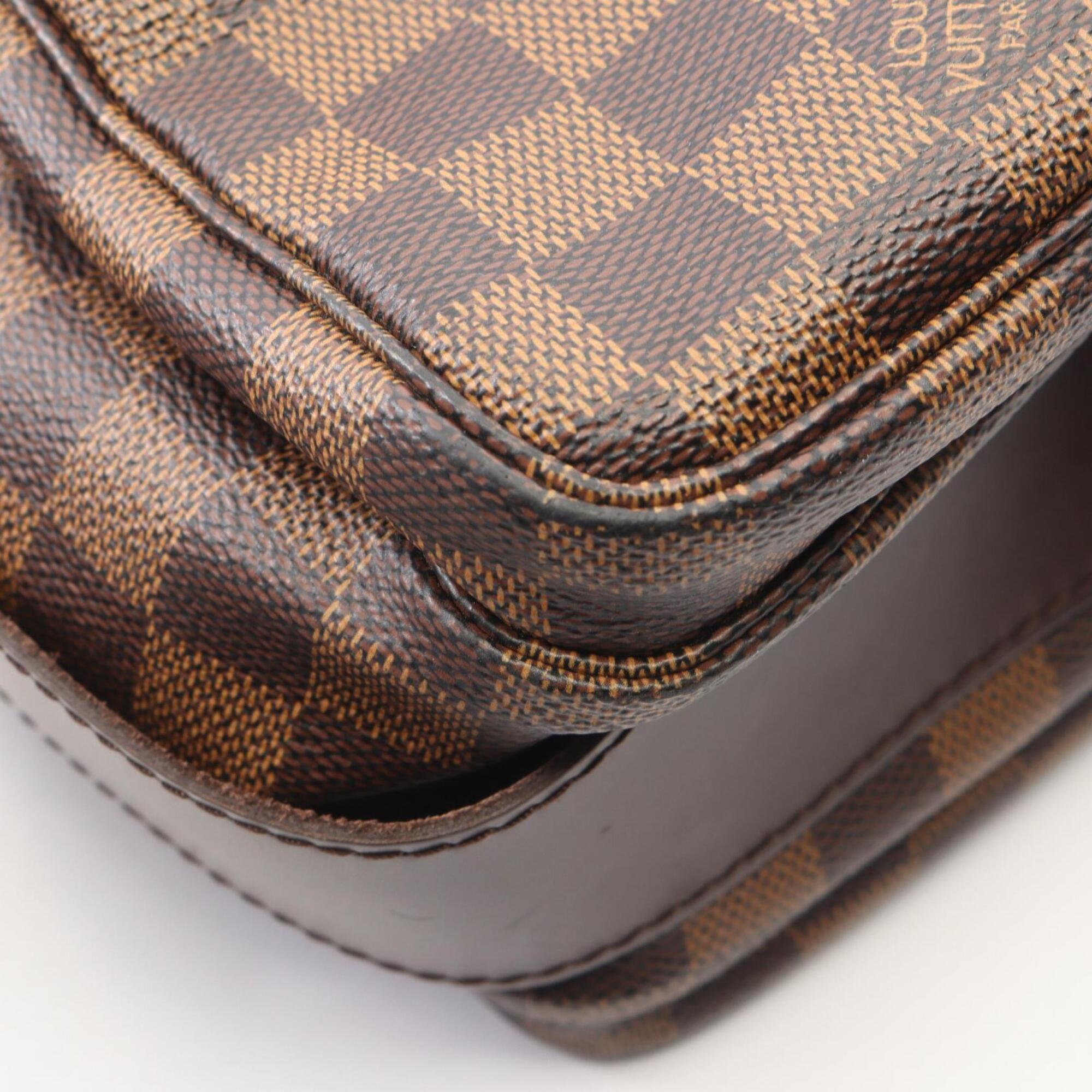 Louis Vuitton Brown Damier Canvas Handbag Shoulder Bag (Pre-Owned)