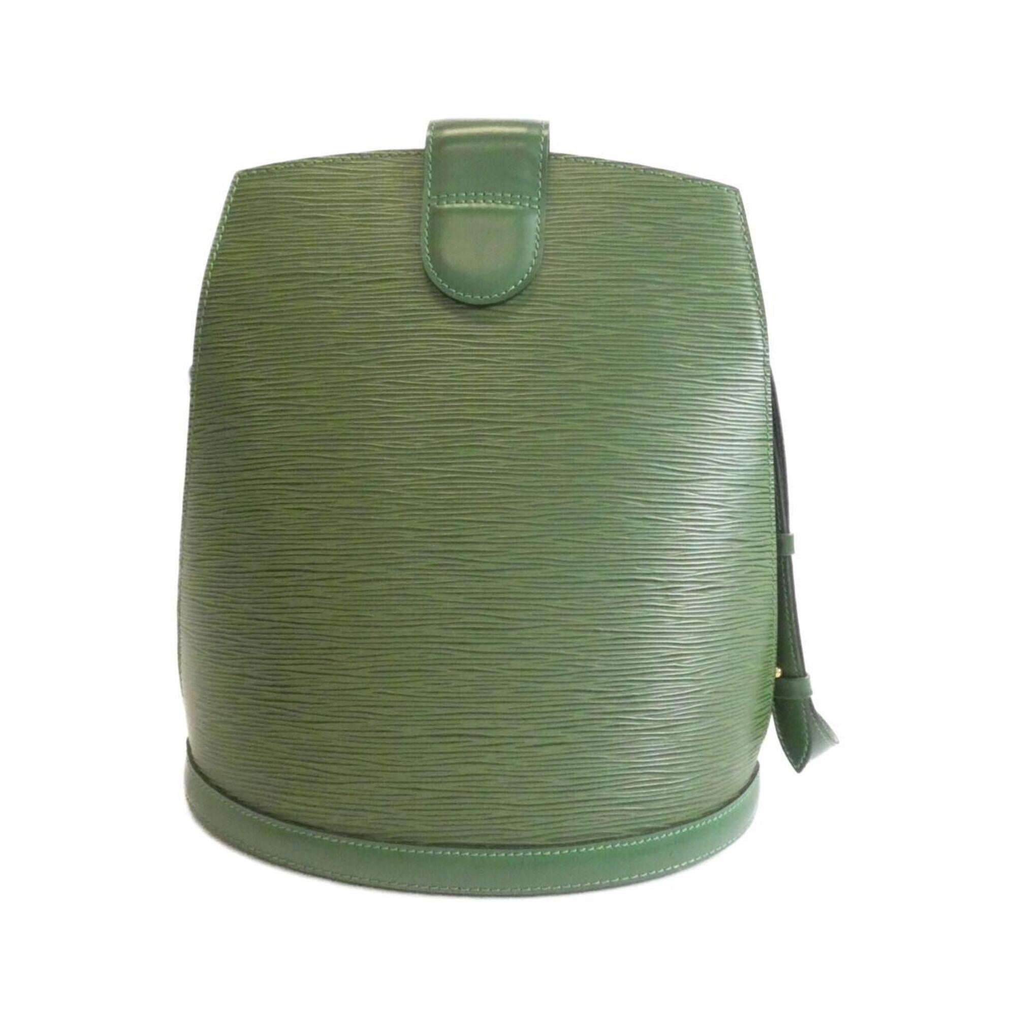 Louis Vuitton Green Leather Shoulder Bag (Pre-Owned)