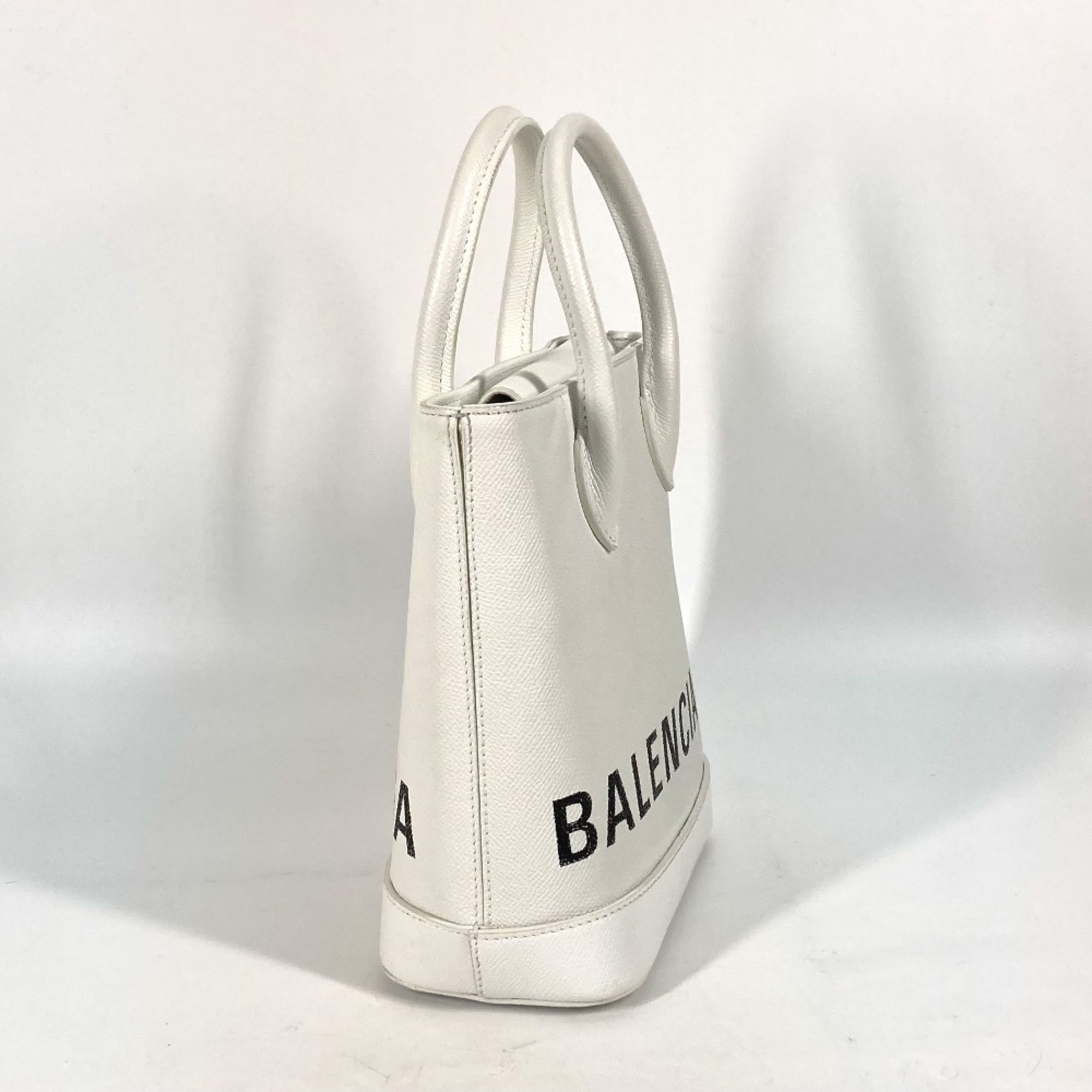 Balenciaga White Leather Shoulder Bag (Pre-Owned)