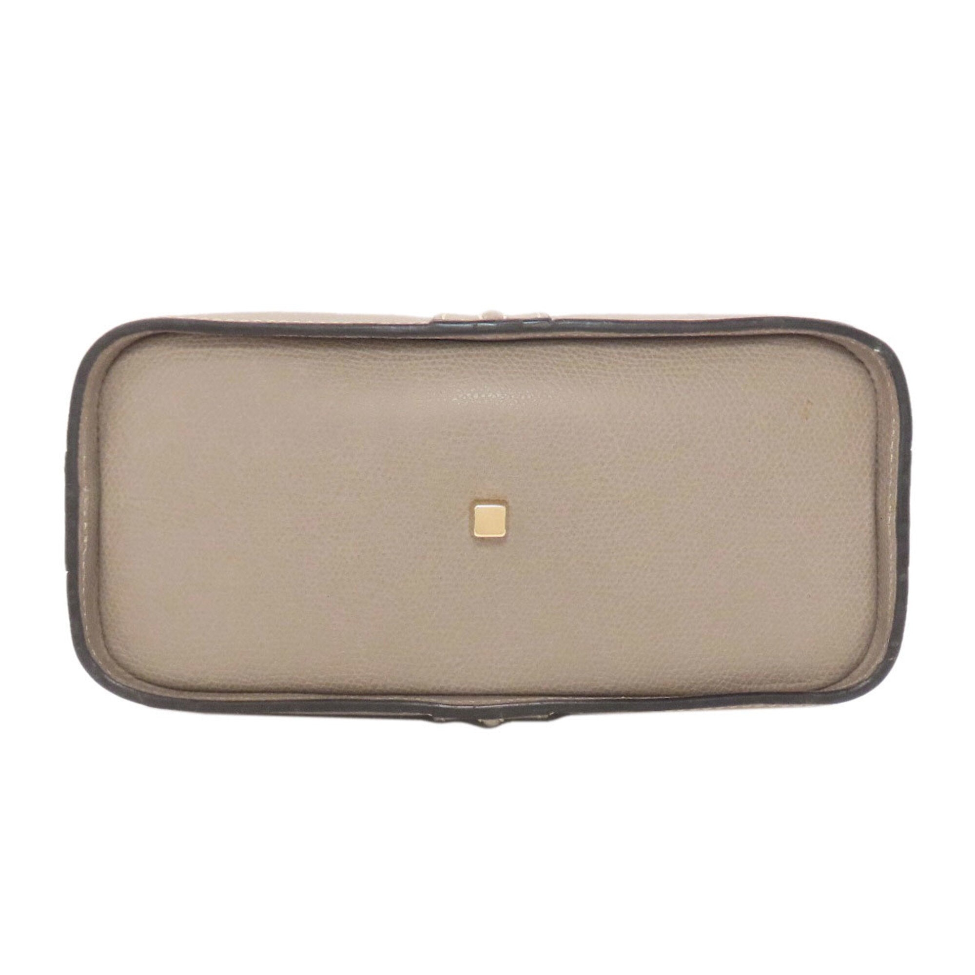 Valextra Beige Leather Handbag (Pre-Owned)