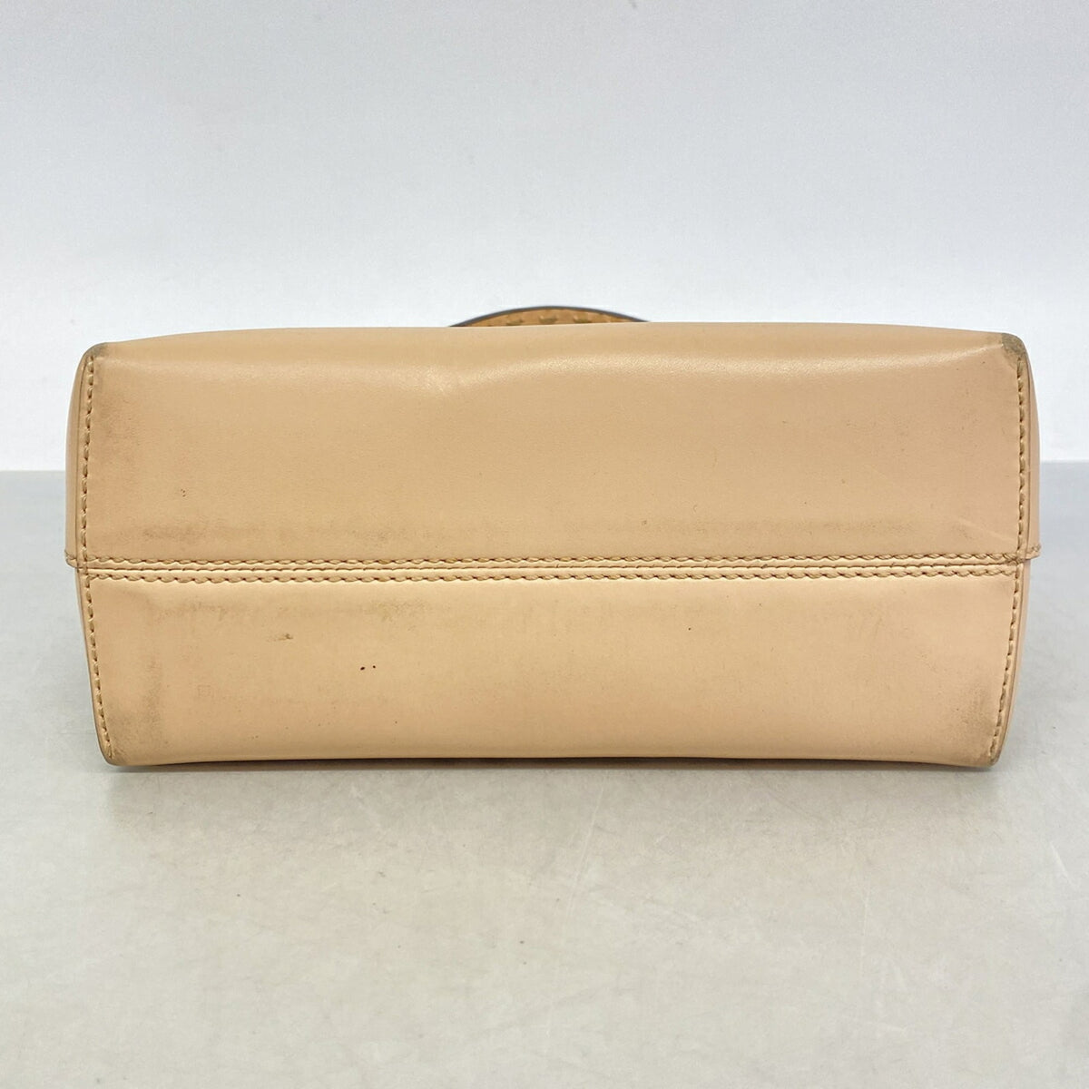 Fendi Pink Beige Leather Handbag (Pre-Owned)