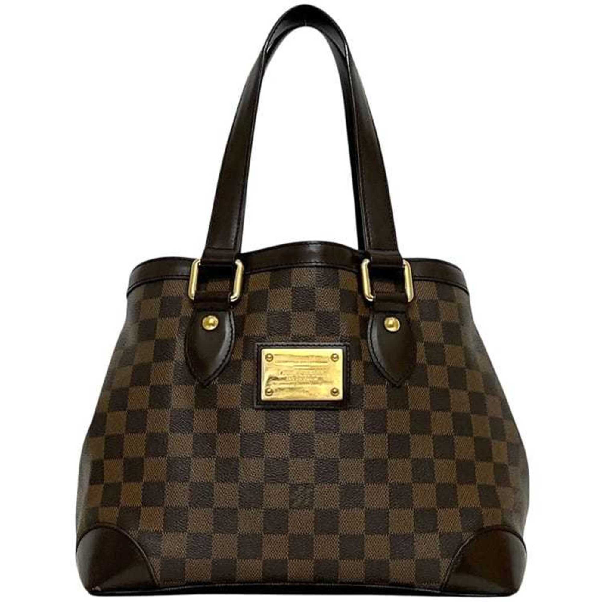 Louis Vuitton Damier Brown Damier Canvas Tote Bag (Pre-Owned)