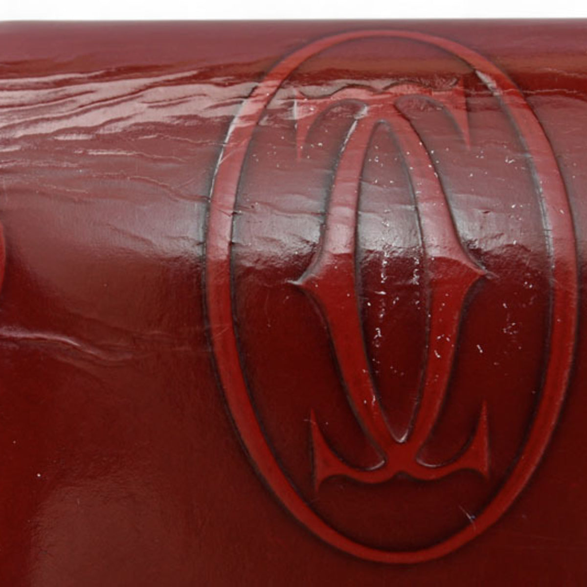 Cartier Bordeaux Leather Wallet (Bi-Fold) (Pre-Owned)