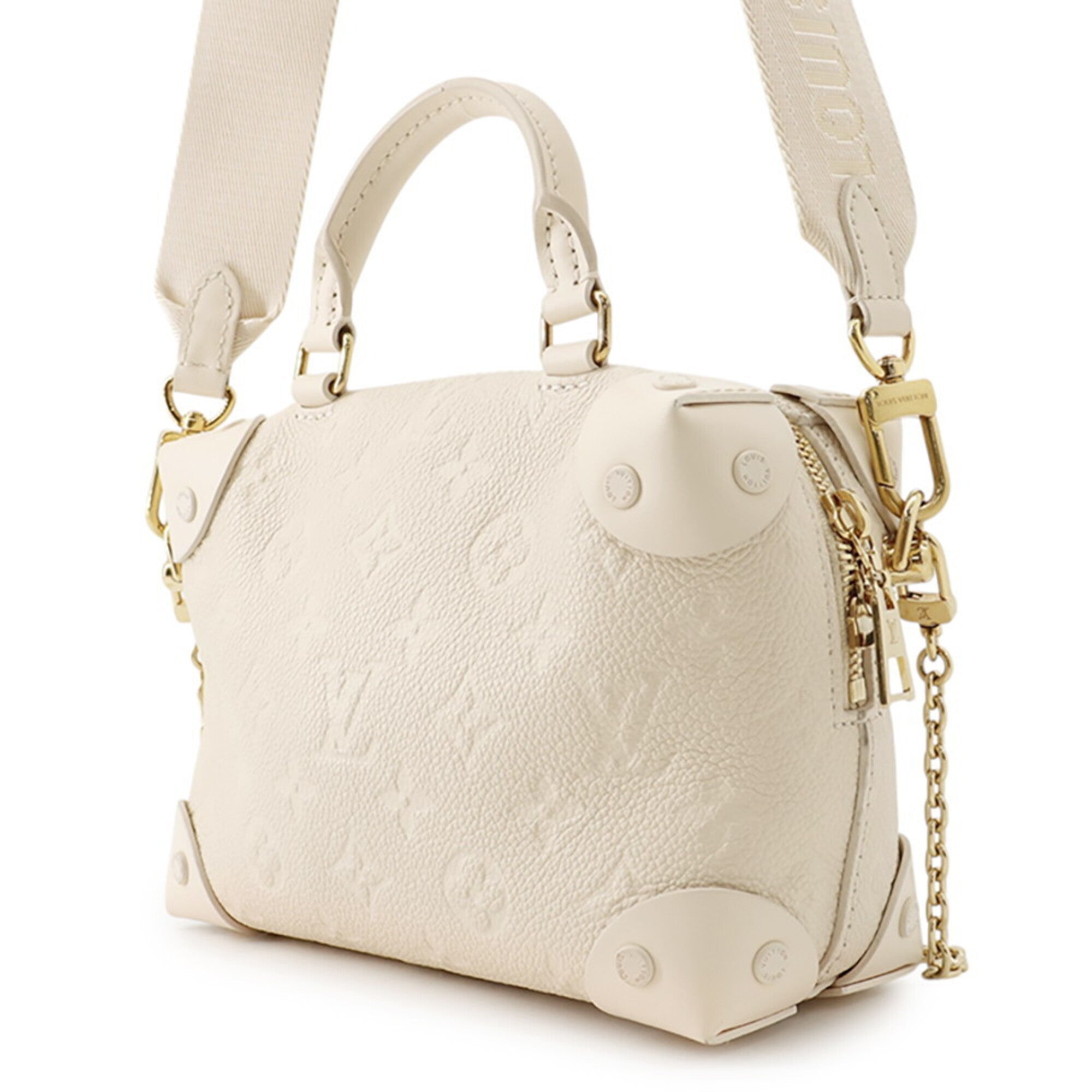 Louis Vuitton White Monogram Empreinte Handbag Shoulder Bag (Pre-Owned)