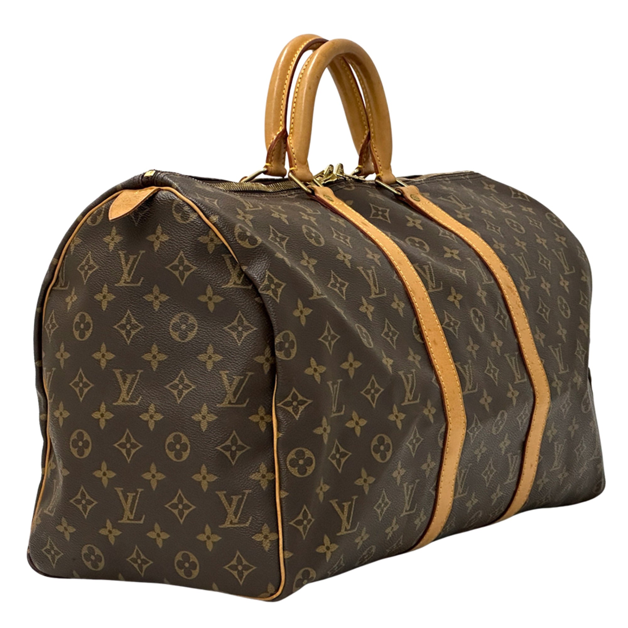 Louis Vuitton Brown Monogram Monogram Boston Bag Handbag (Pre-Owned)