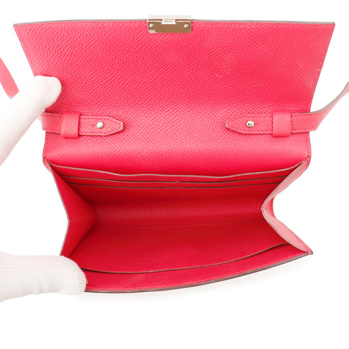 Hermes Rose Pink Epsom Leather Handbag (Pre-Owned)