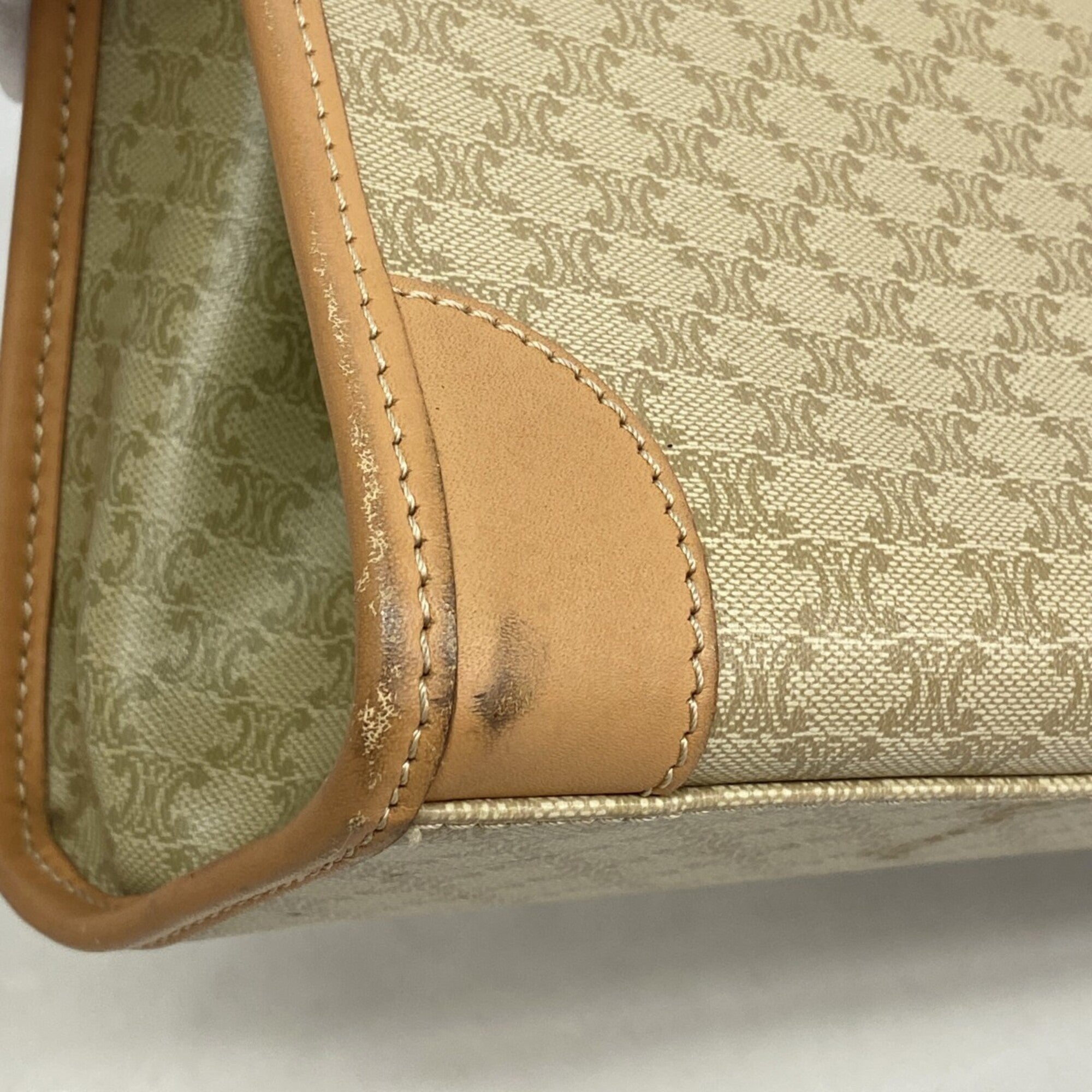 Celine Brown Pvc Handbag (Pre-Owned)