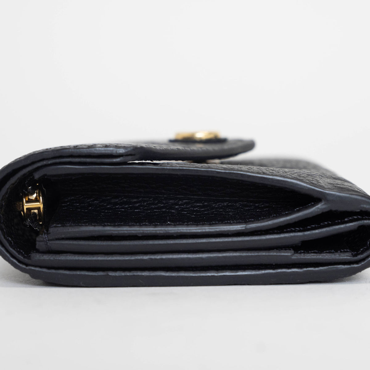 Louis Vuitton Noir Monogram Empreinte Wallet (Tri-Fold) (Pre-Owned)