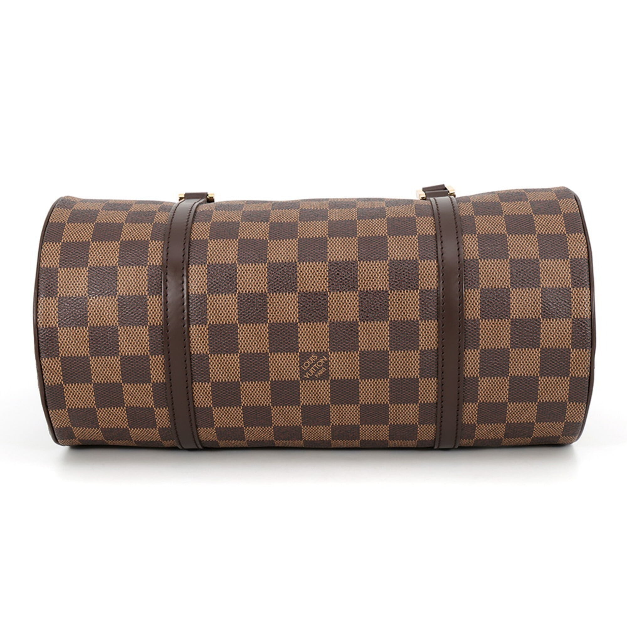 Louis Vuitton Damier Damier Canvas Ebene Red Color Handbag (Pre-Owned)