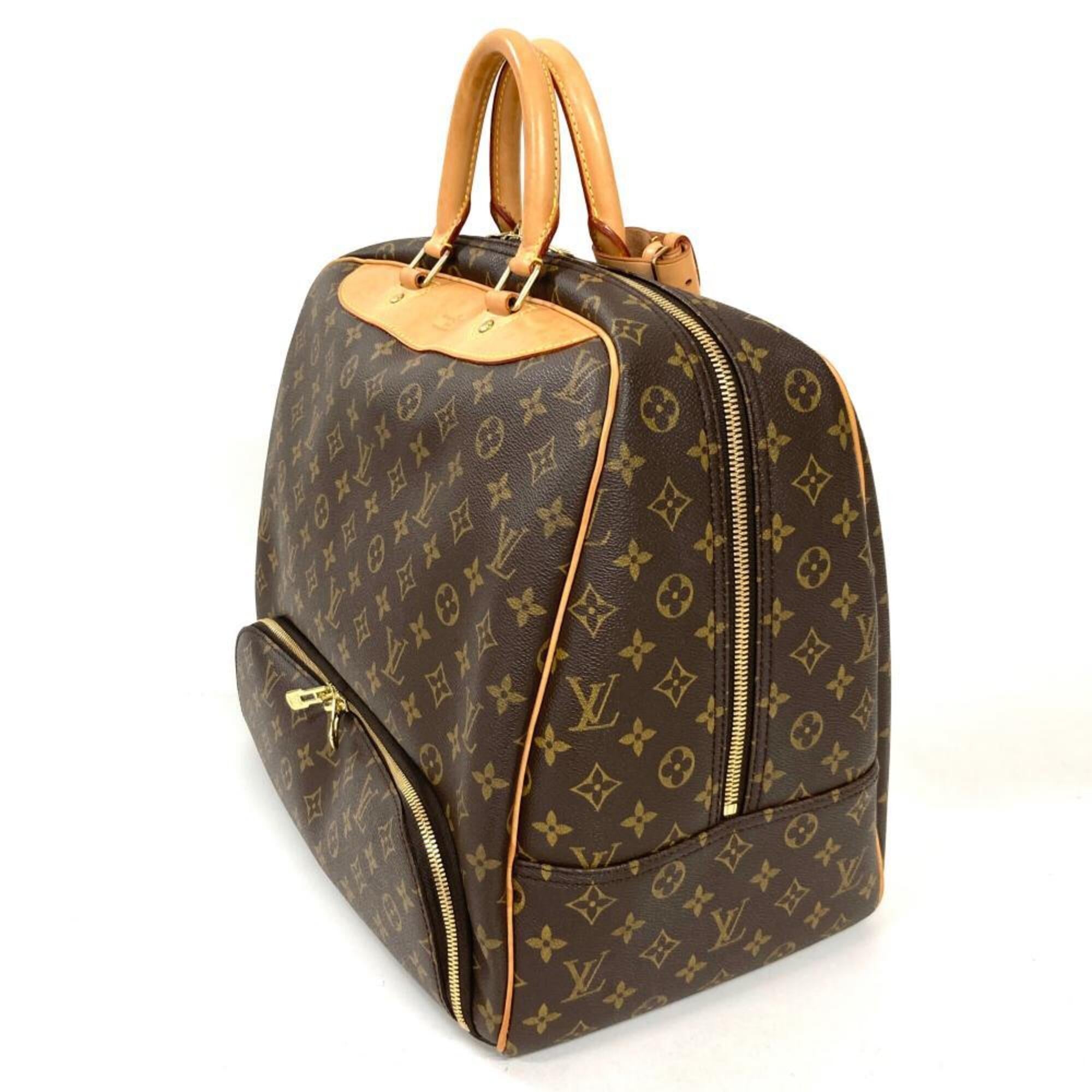 Louis Vuitton Brown Monogram Canvas Boston Bag (Pre-Owned)
