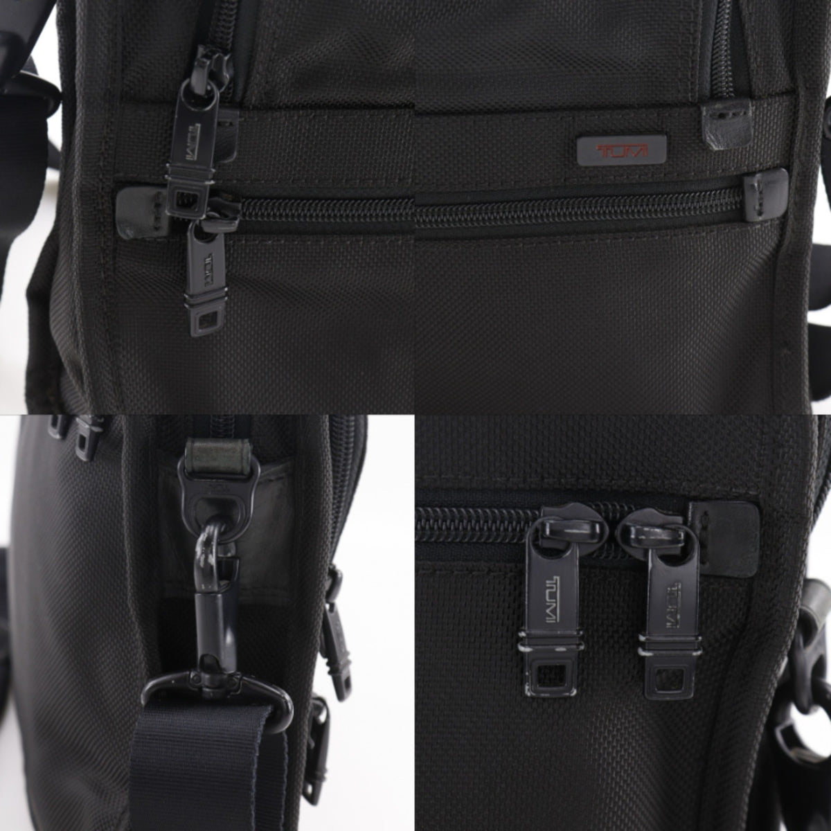 Tumi Black Nylon Canvas Briefcase (Pre-Owned)