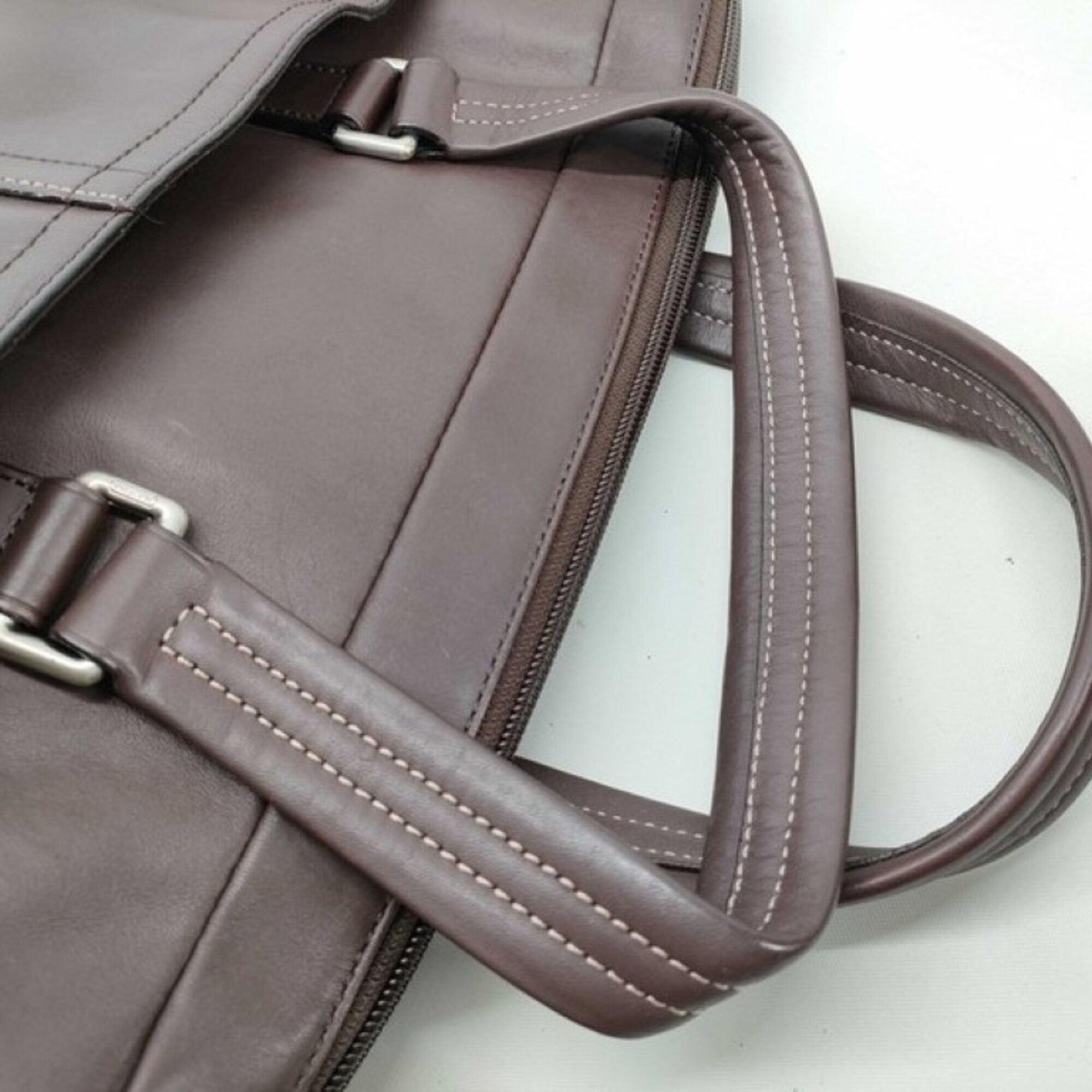 Coach Legacy Dark Brown Leather Briefcase (Pre-Owned)