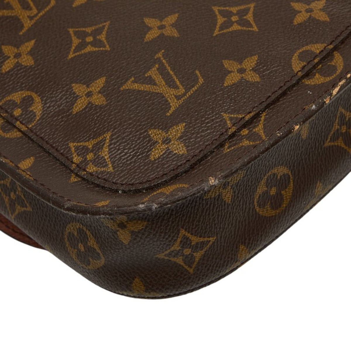 Louis Vuitton Brown Pvc Leather Shoulder Bag (Pre-Owned)
