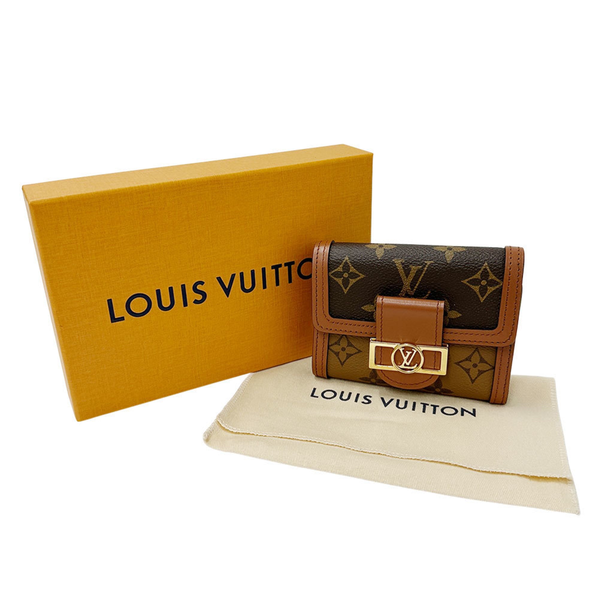 Louis Vuitton Monogram Reverse Monogram Reverse Wallet (Tri-Fold) (Pre-Owned)