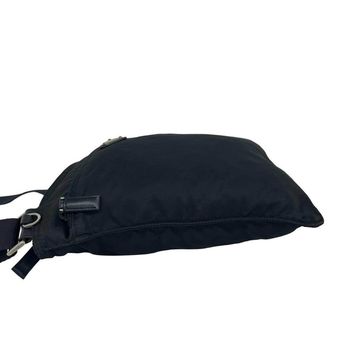 Prada Navy Nylon Pochette Shoulder Bag (Pre-Owned)