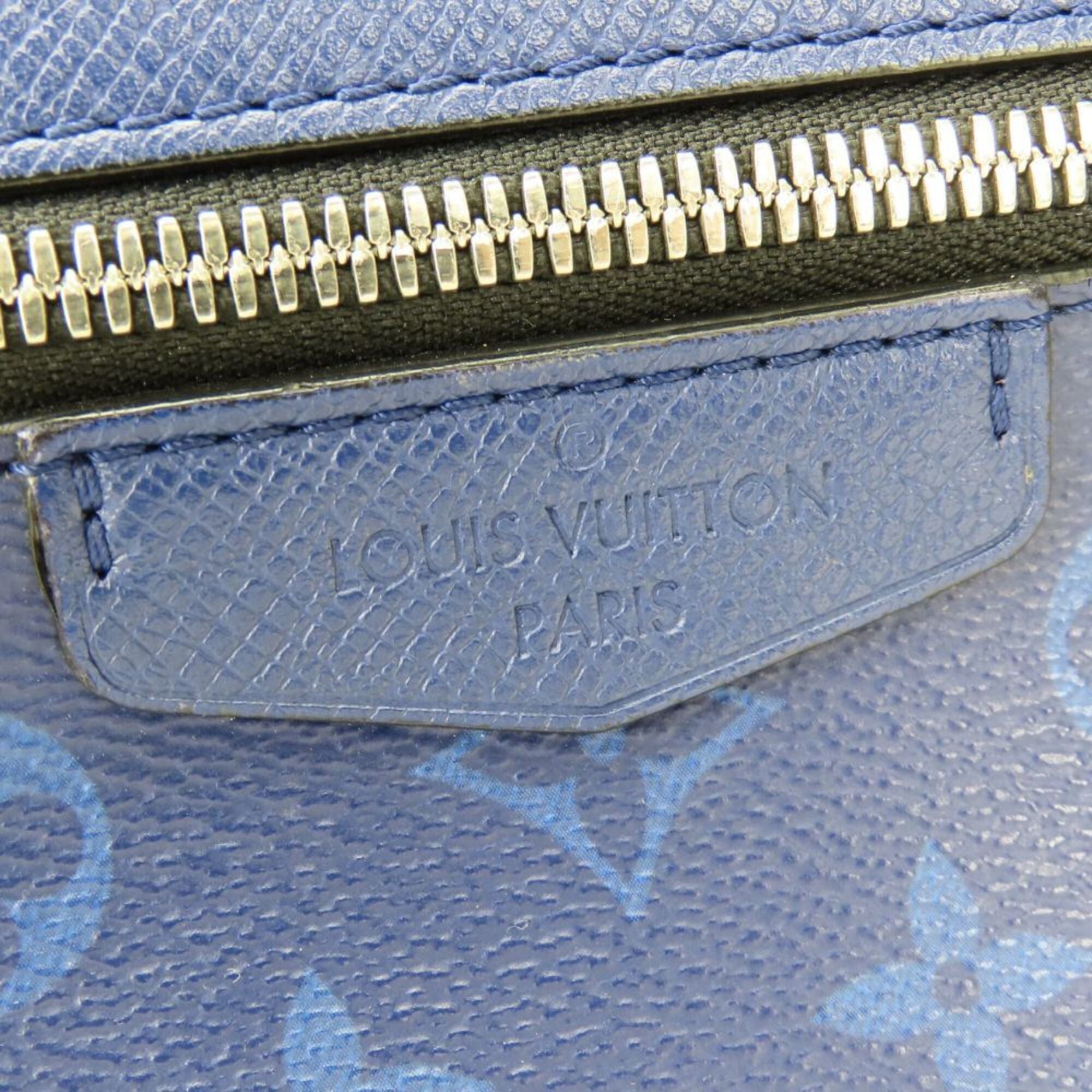 Louis Vuitton Taigarama Cobalt Monogram Taiga Leather Shoulder Bag (Pre-Owned)
