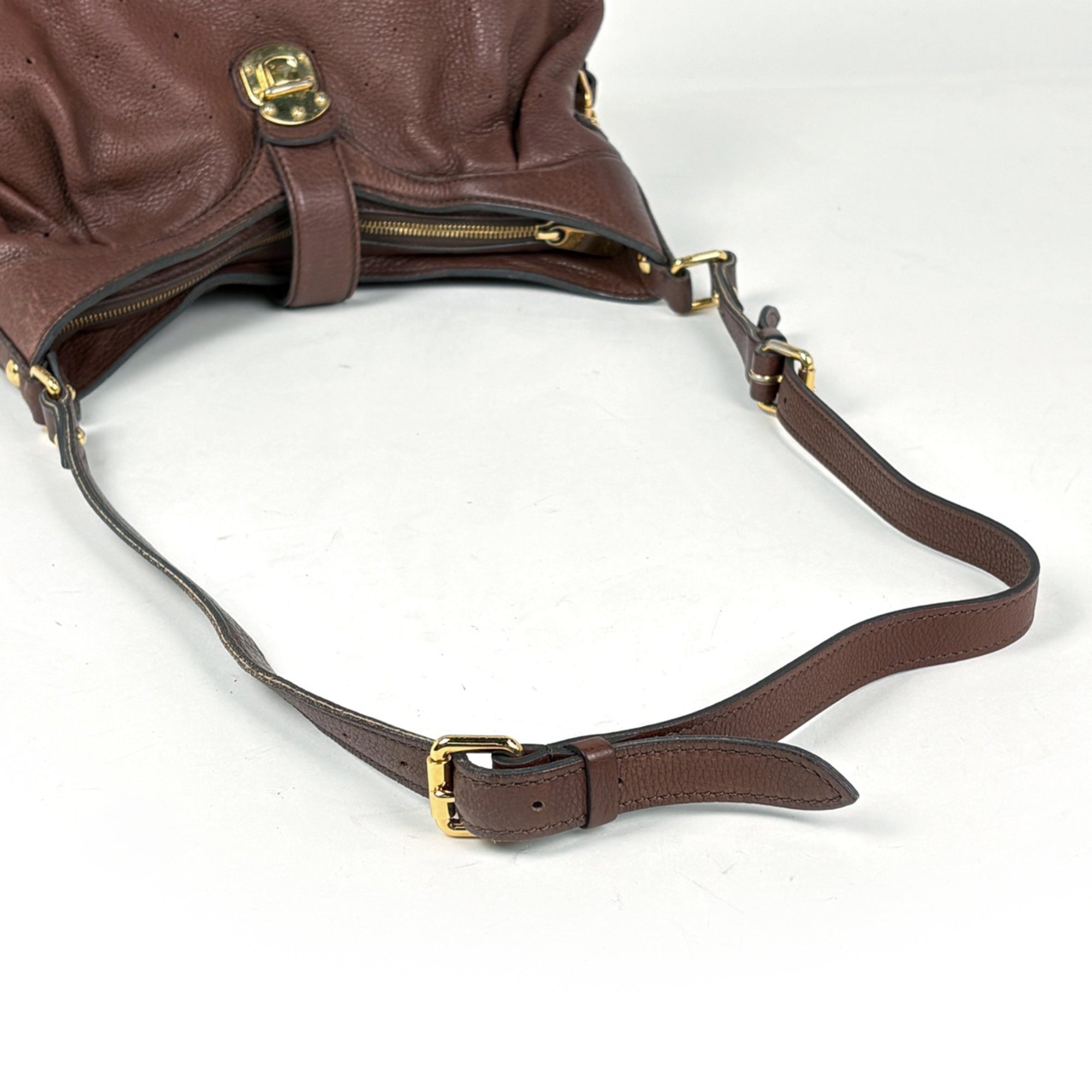 Louis Vuitton Cognac Leather Shoulder Bag (Pre-Owned)