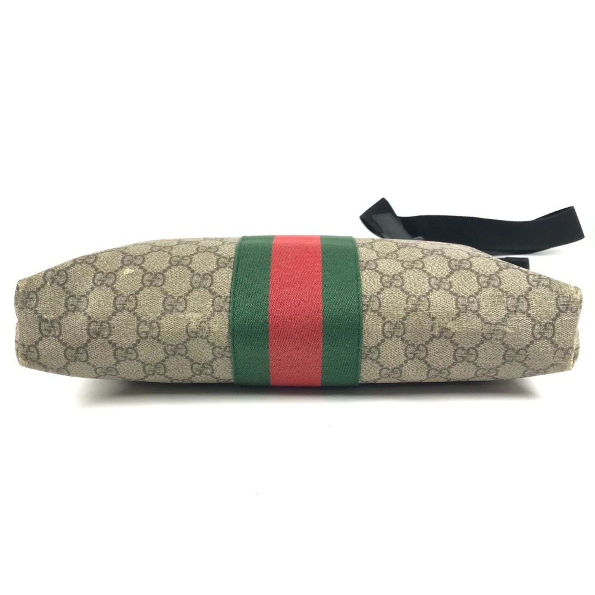 Gucci Beige Gg Supreme Shoulder Bag (Pre-Owned)