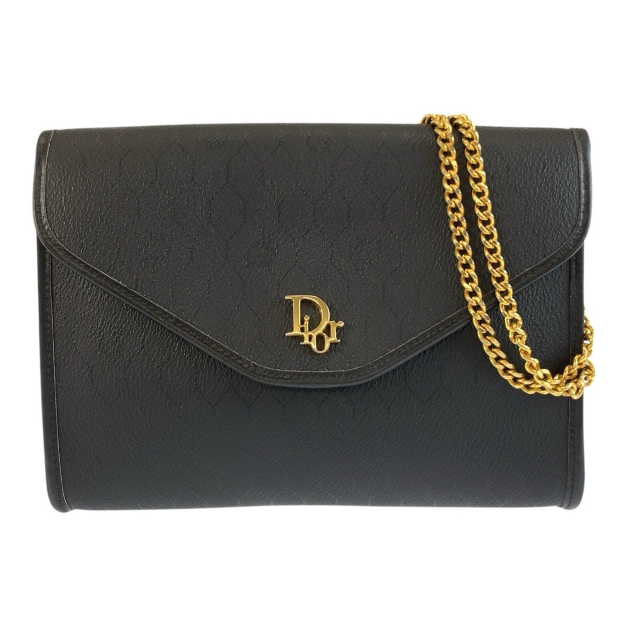 Christian Dior Black Pvc Shoulder Bag (Pre-Owned)