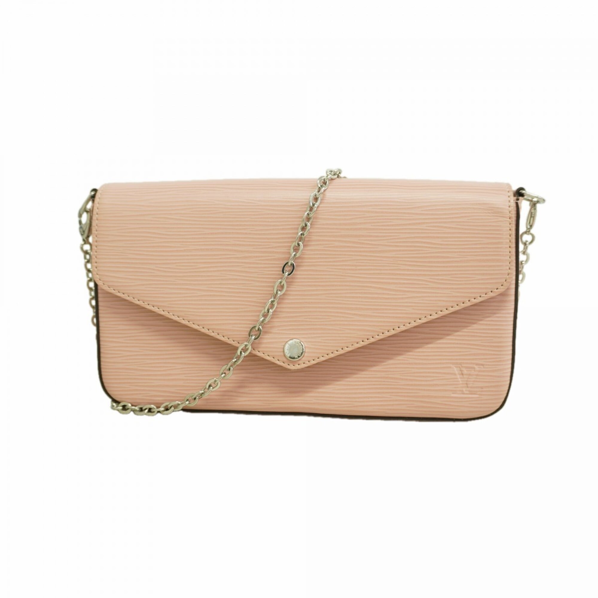 Louis Vuitton Rose Ballerine Chain/Shoulder Wallet (Pre-Owned)