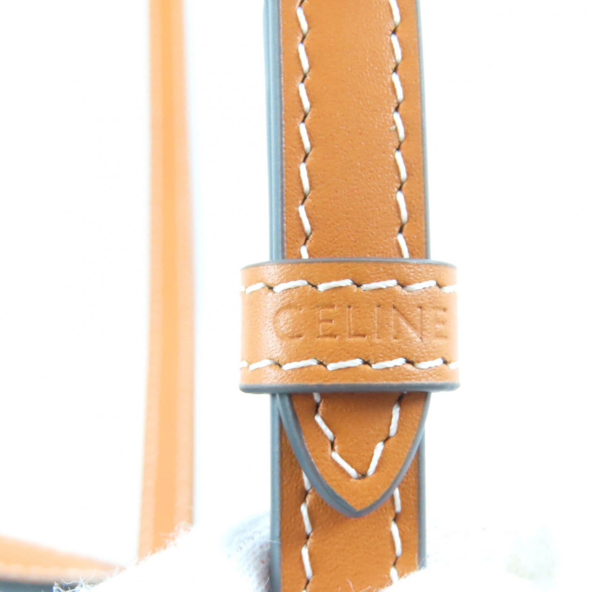 Celine Yellow Canvas Shoulder Bag (Pre-Owned)