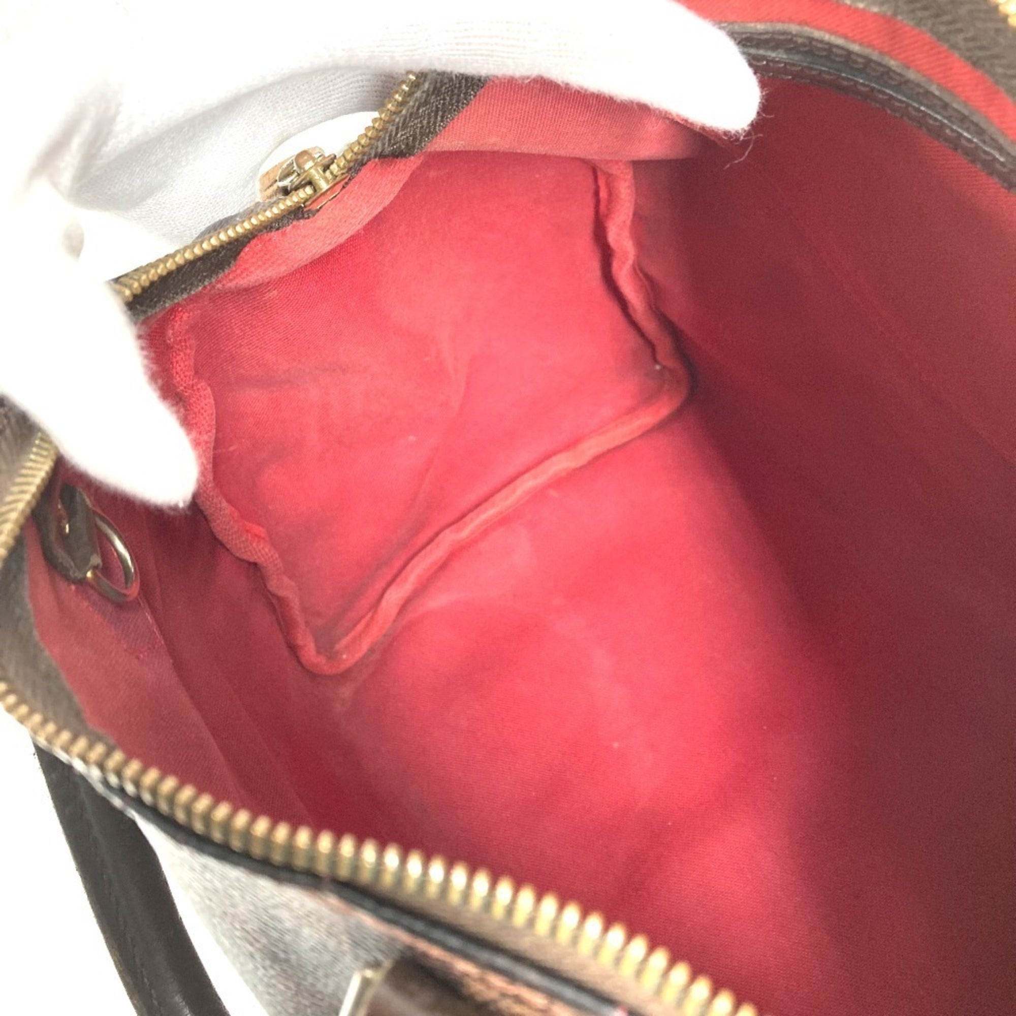 Louis Vuitton Brown Damier Canvas Boston Bag Handbag (Pre-Owned)