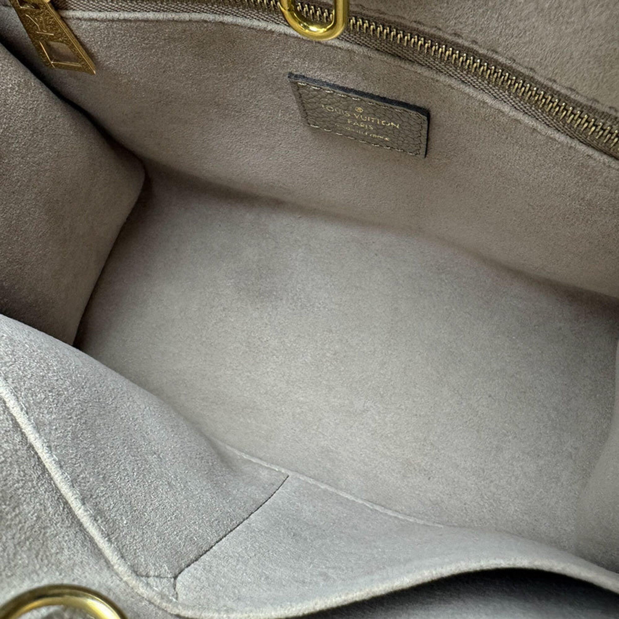 Louis Vuitton Tourterelle Monogram Empreinte Handbag (Pre-Owned)