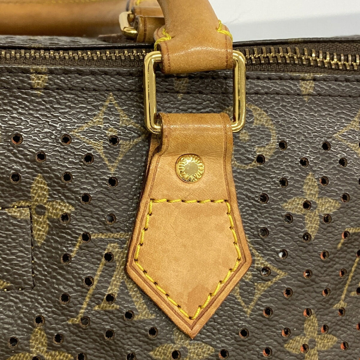 Louis Vuitton Lv Orange Handbag (Pre-Owned)