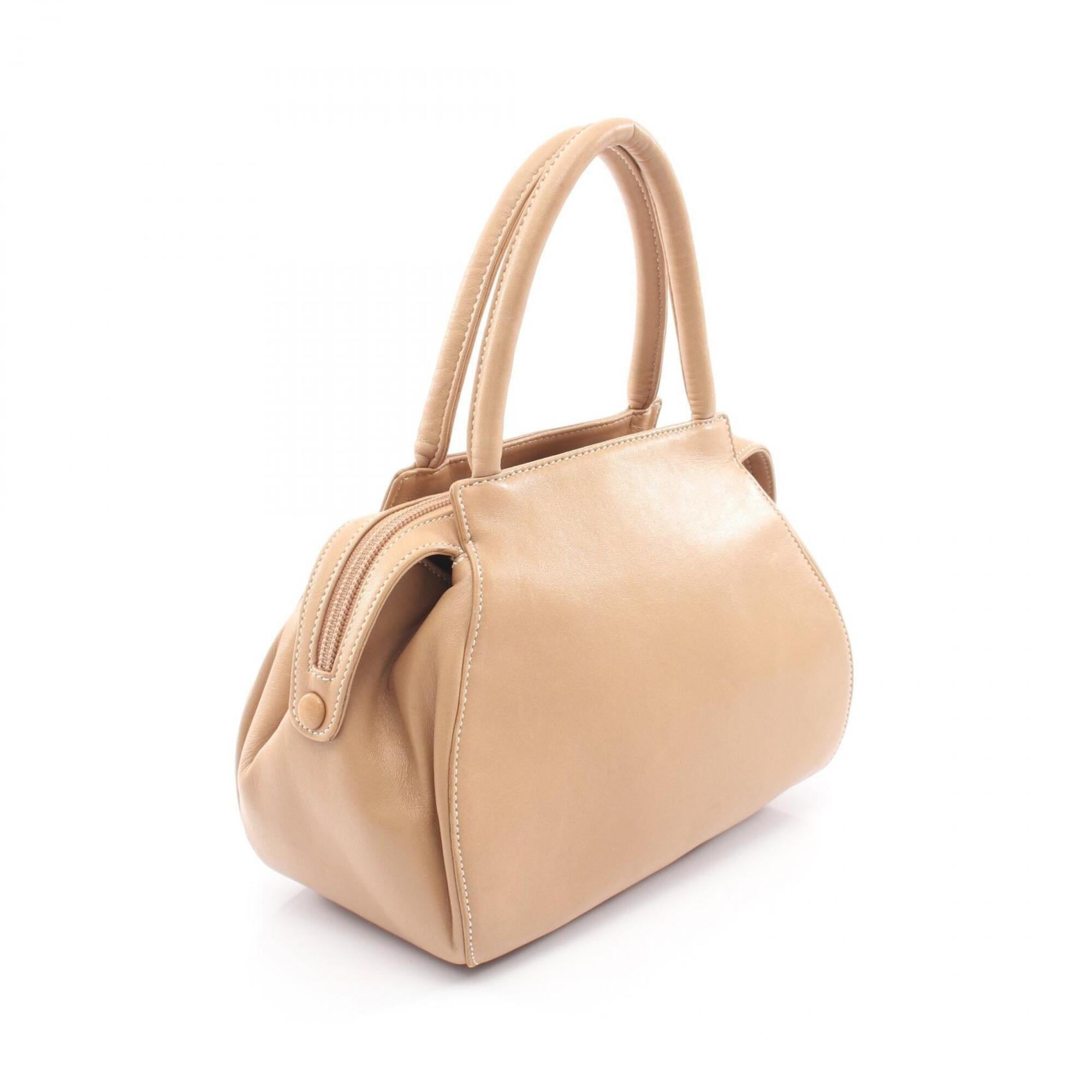 Loewe Beige Leather Handbag (Pre-Owned)