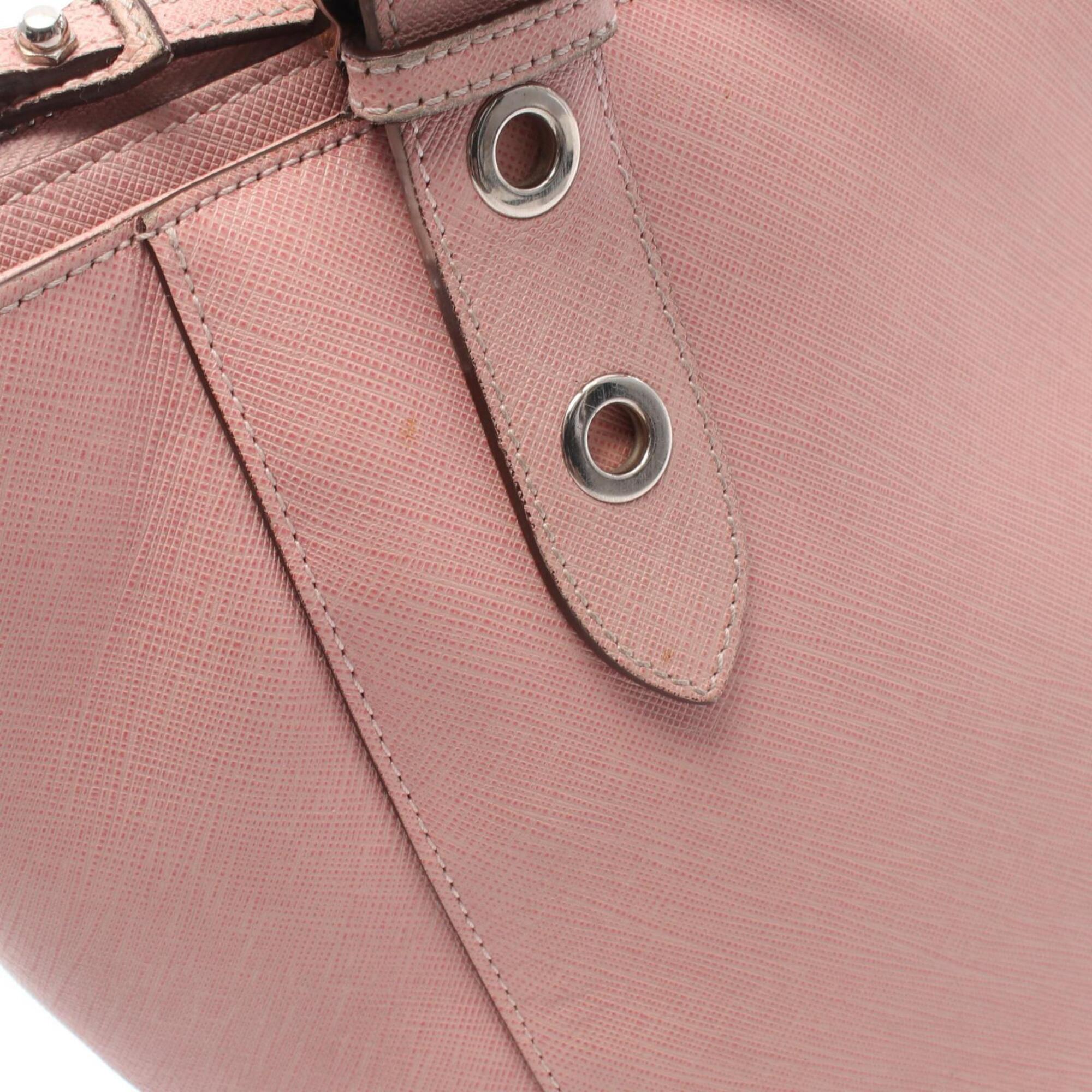 Salvatore Ferragamo Pink Leather Handbag (Pre-Owned)