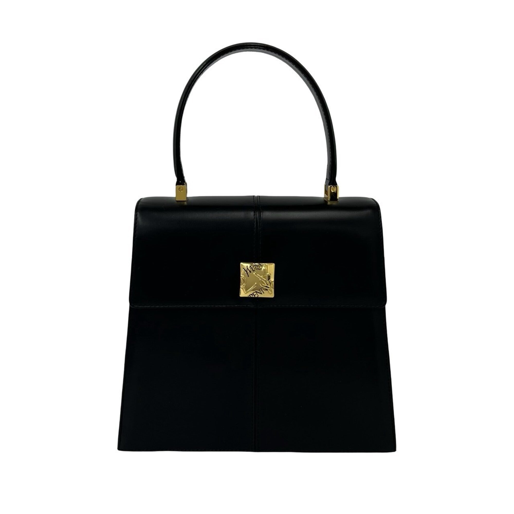 Yves Saint Laurent Black Leather Handbag (Pre-Owned)