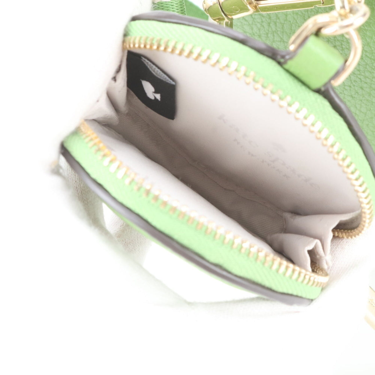 Kate Spade Green White Leather Crossbody Bag Shoulder Bag (Pre-Owned)