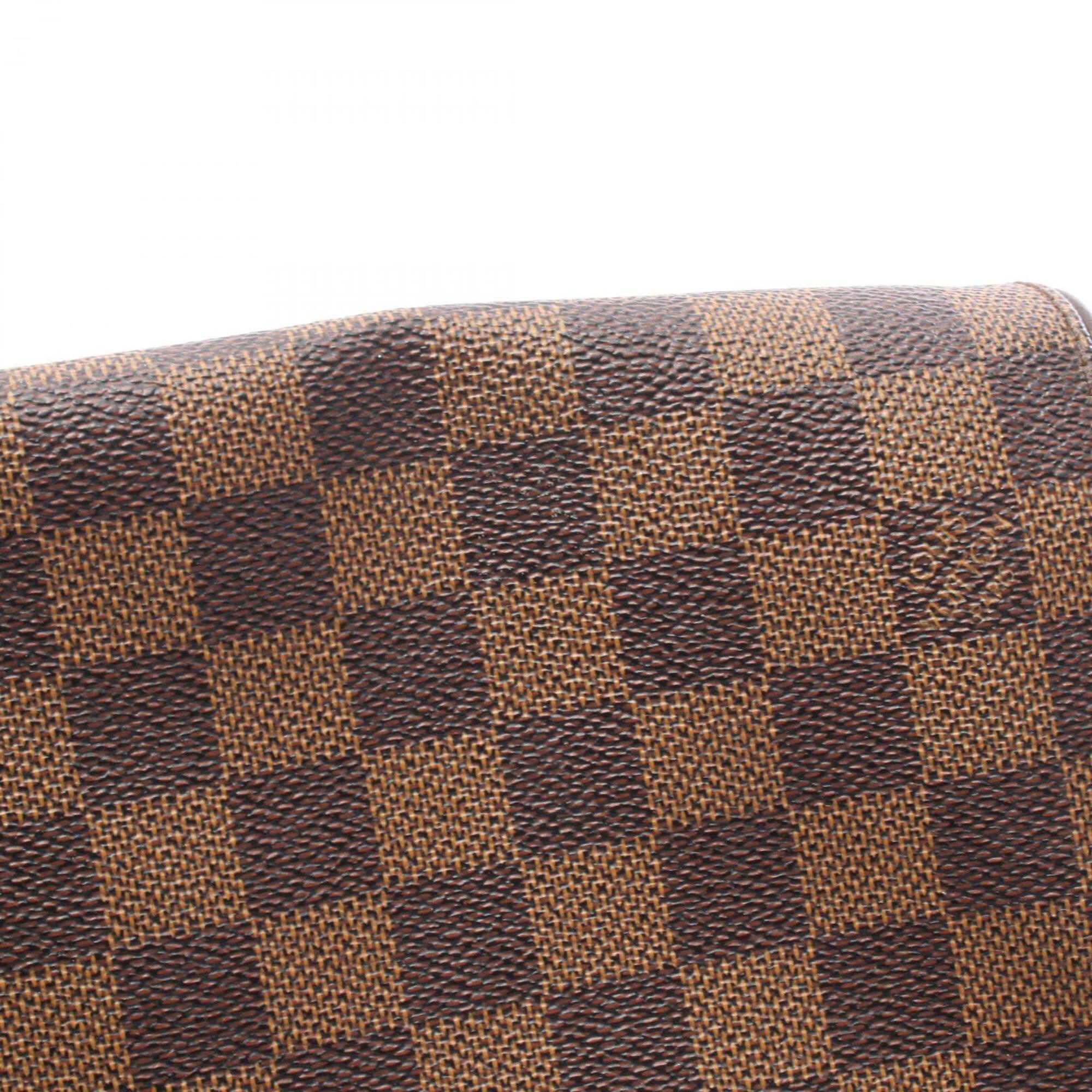 Louis Vuitton Damier Brown Coated Canvas Leather Shoulder Bag (Pre-Owned)