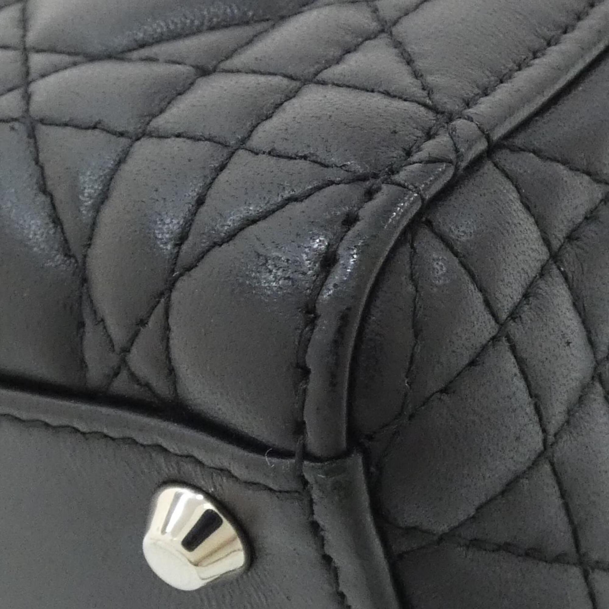 Christian Dior Black Leather Handbag (Pre-Owned)