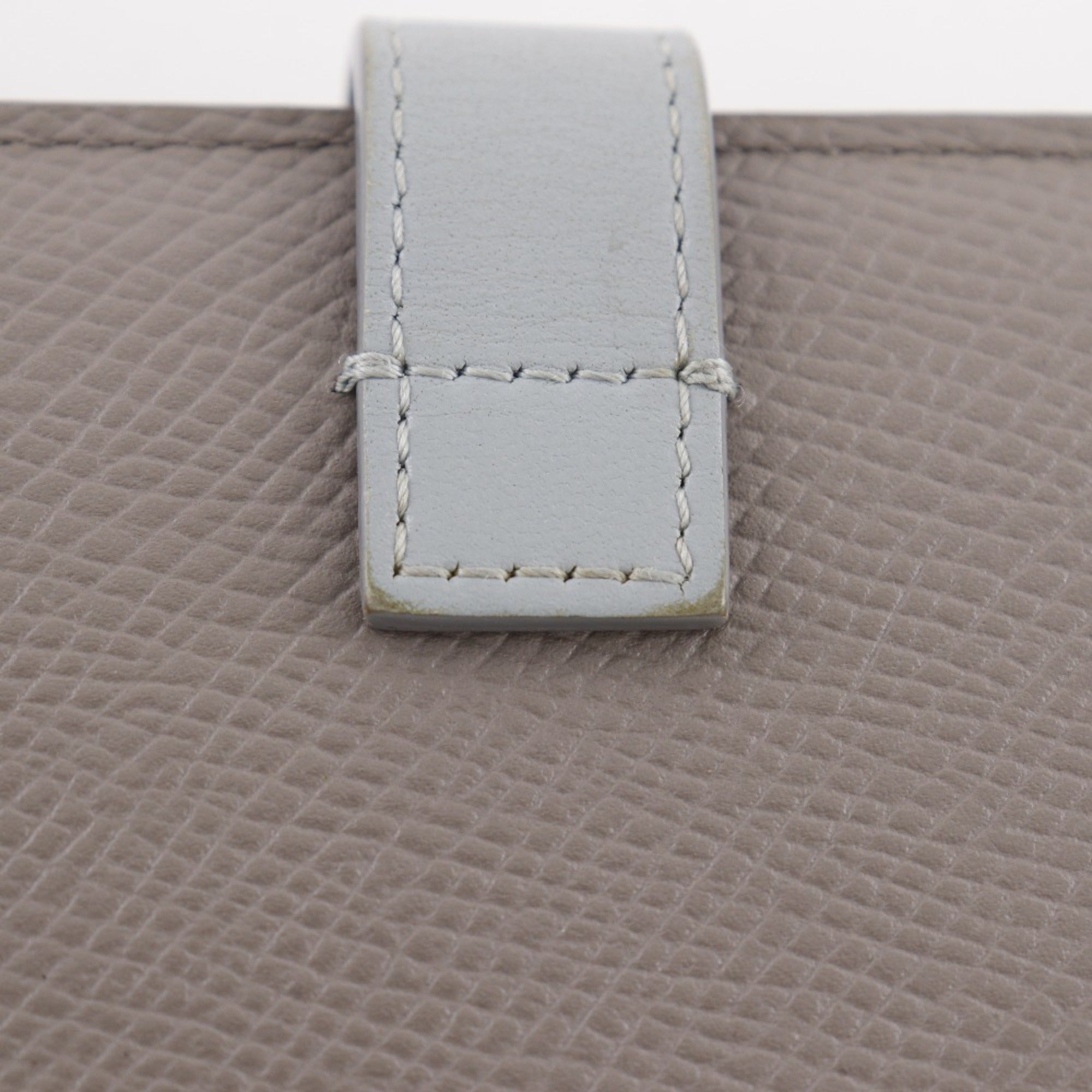 Celine Gray Leather Wallet (Bi-Fold) (Pre-Owned)
