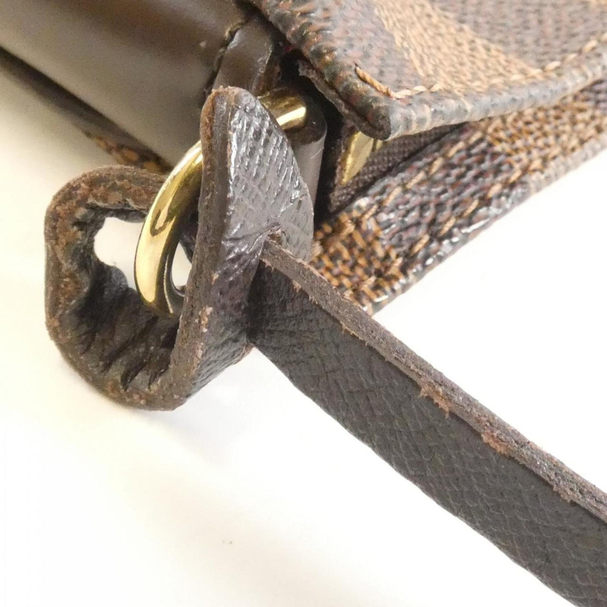 Louis Vuitton Brown Coated Canvas Pouch (Pre-Owned)