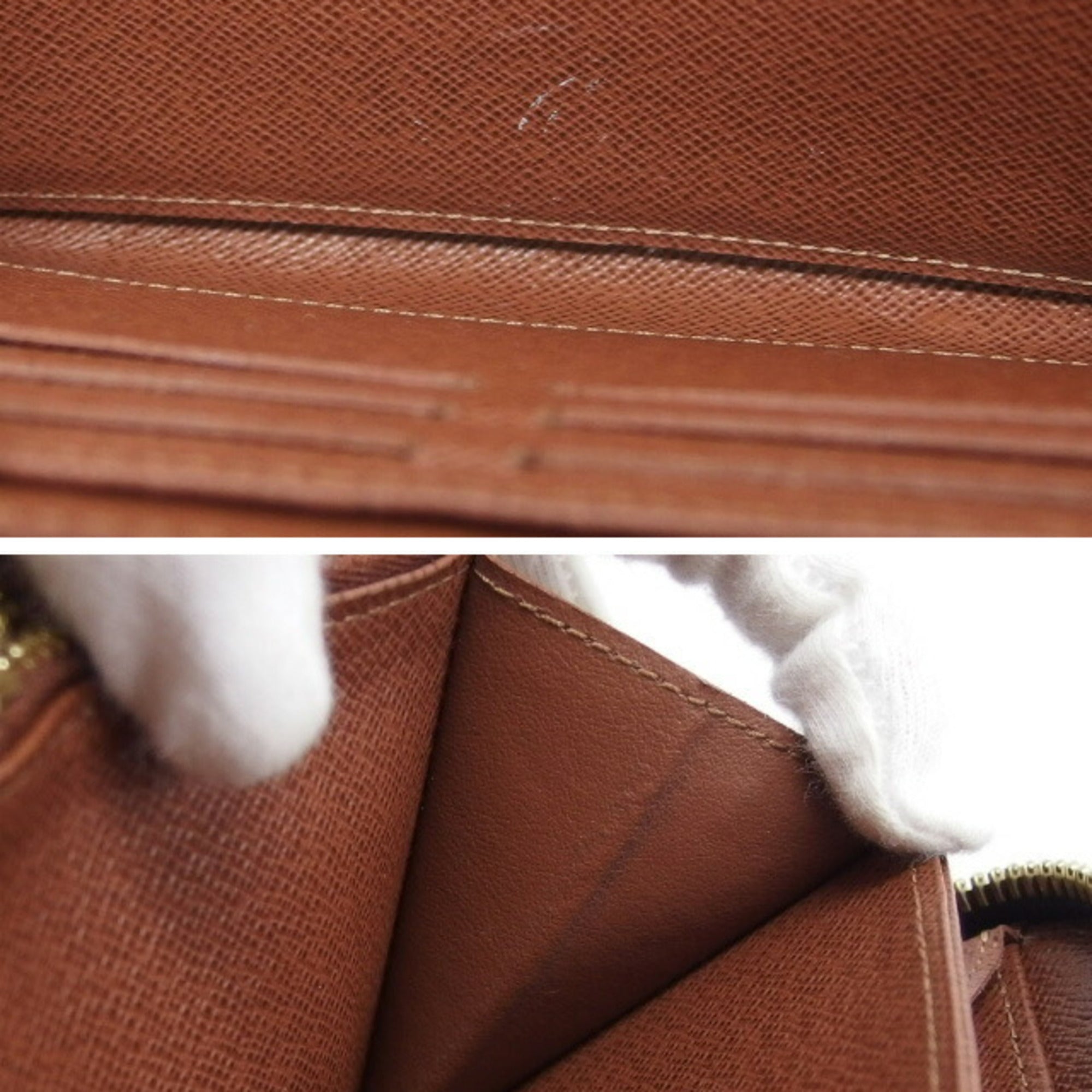 Louis Vuitton Monogram Canvas Long Wallet (Bi-Fold) (Pre-Owned)