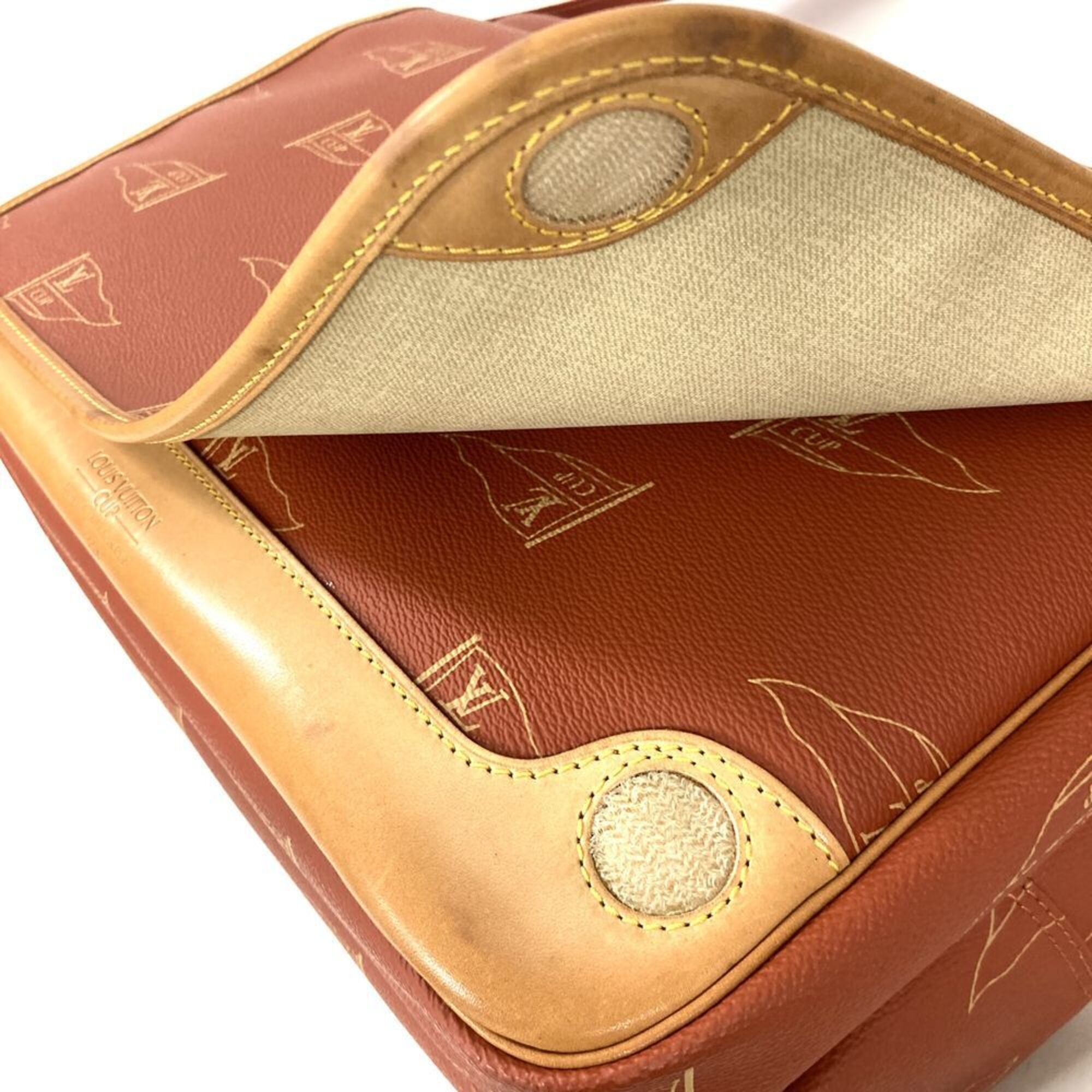 Louis Vuitton Brown Pvc Shoulder Bag (Pre-Owned)
